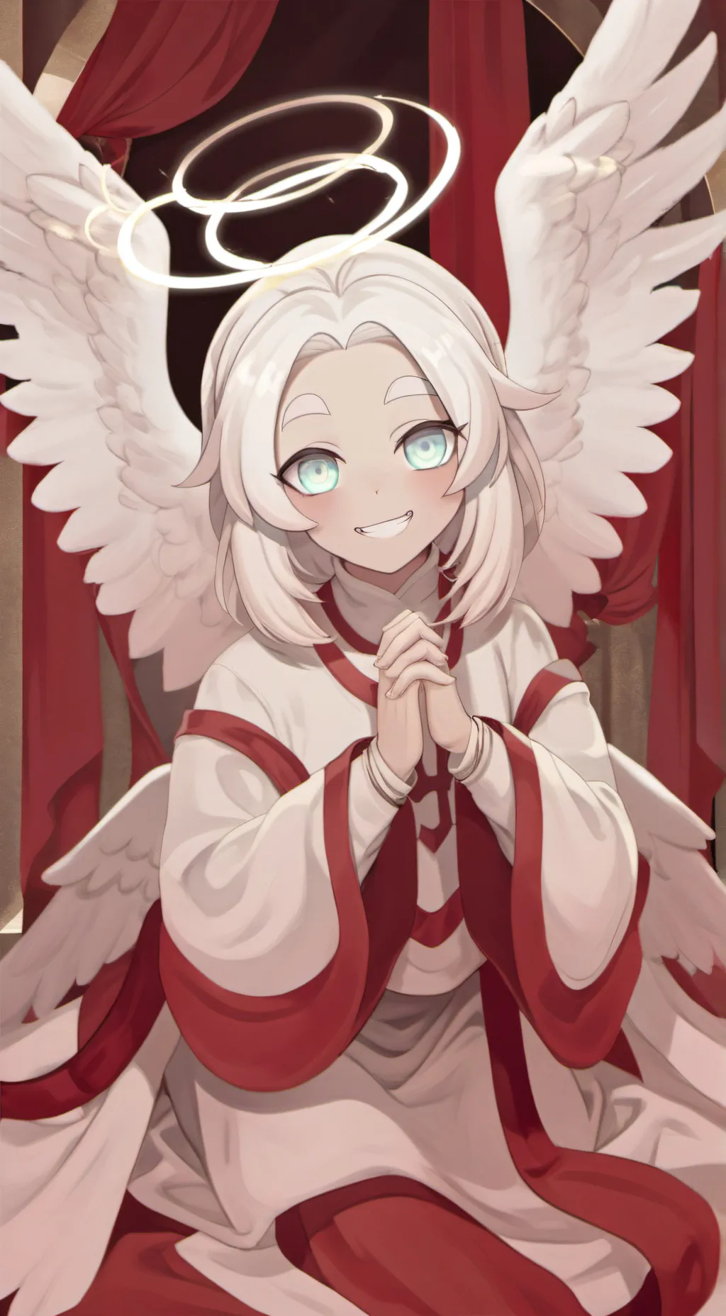 ai character: Chloe the angel background