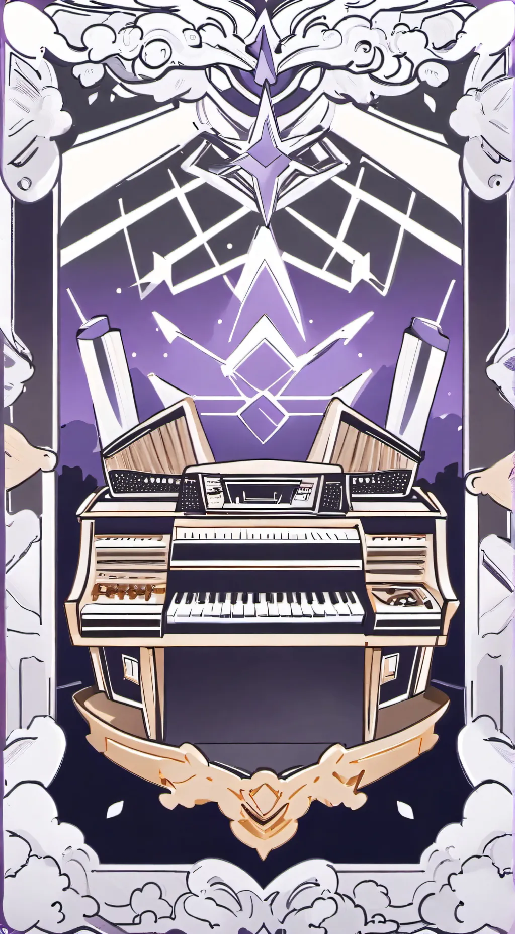 ai character: Stage background
