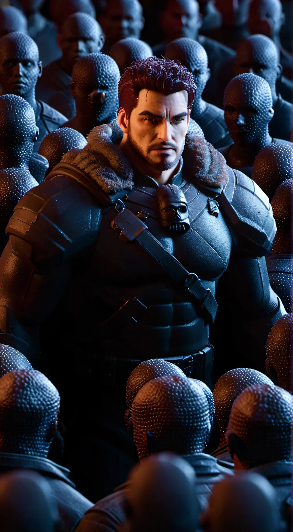 ai character: Army ￼ background