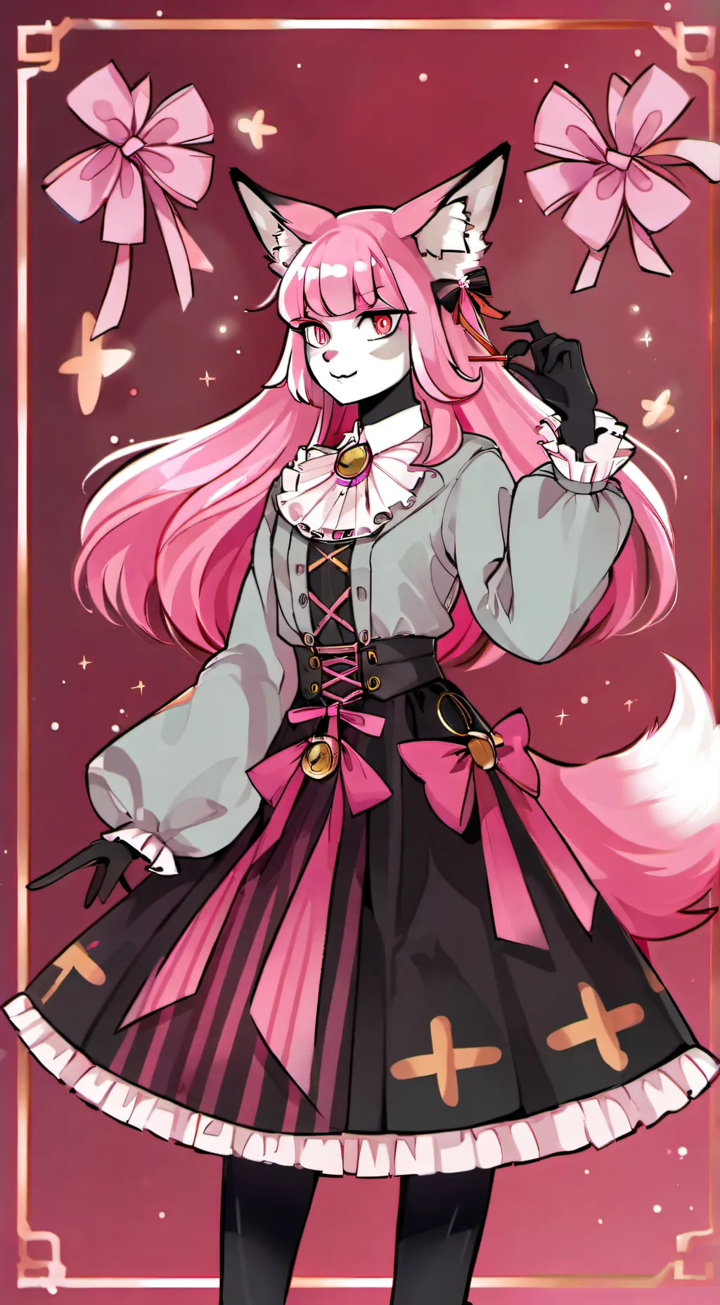 ai character: FluppySakura background