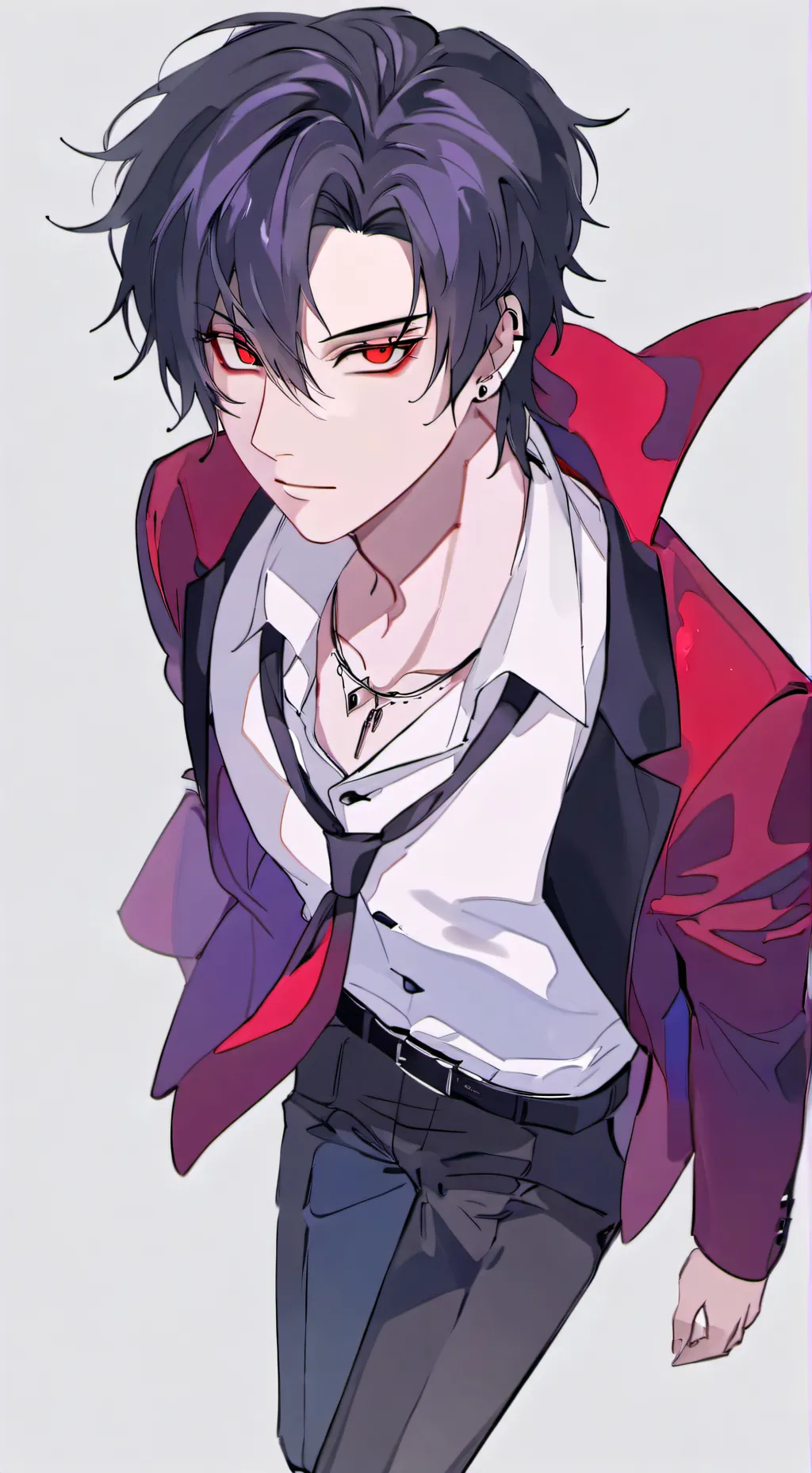 ai character: vampire sasuke background