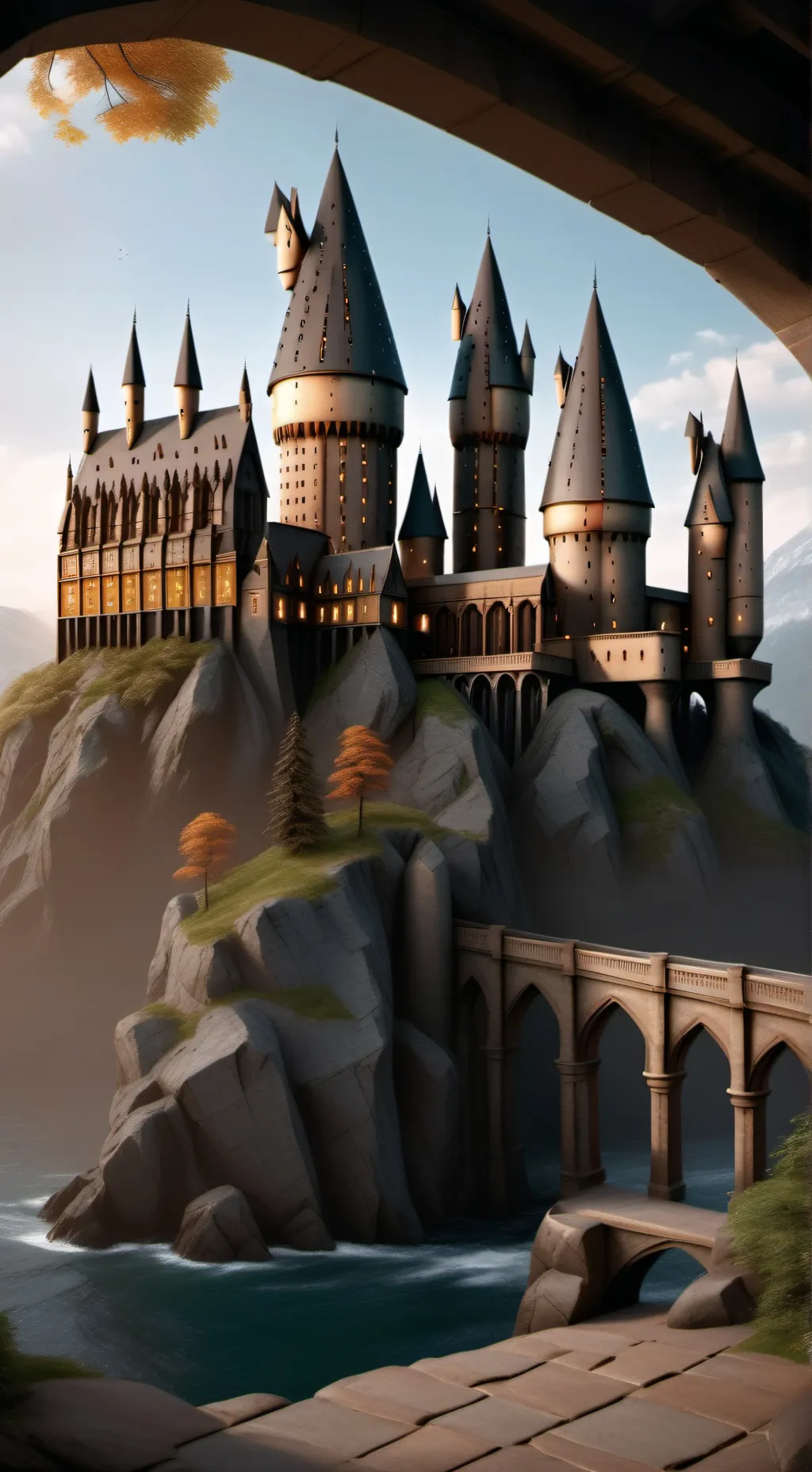 ai character: Hogwarts✨ background