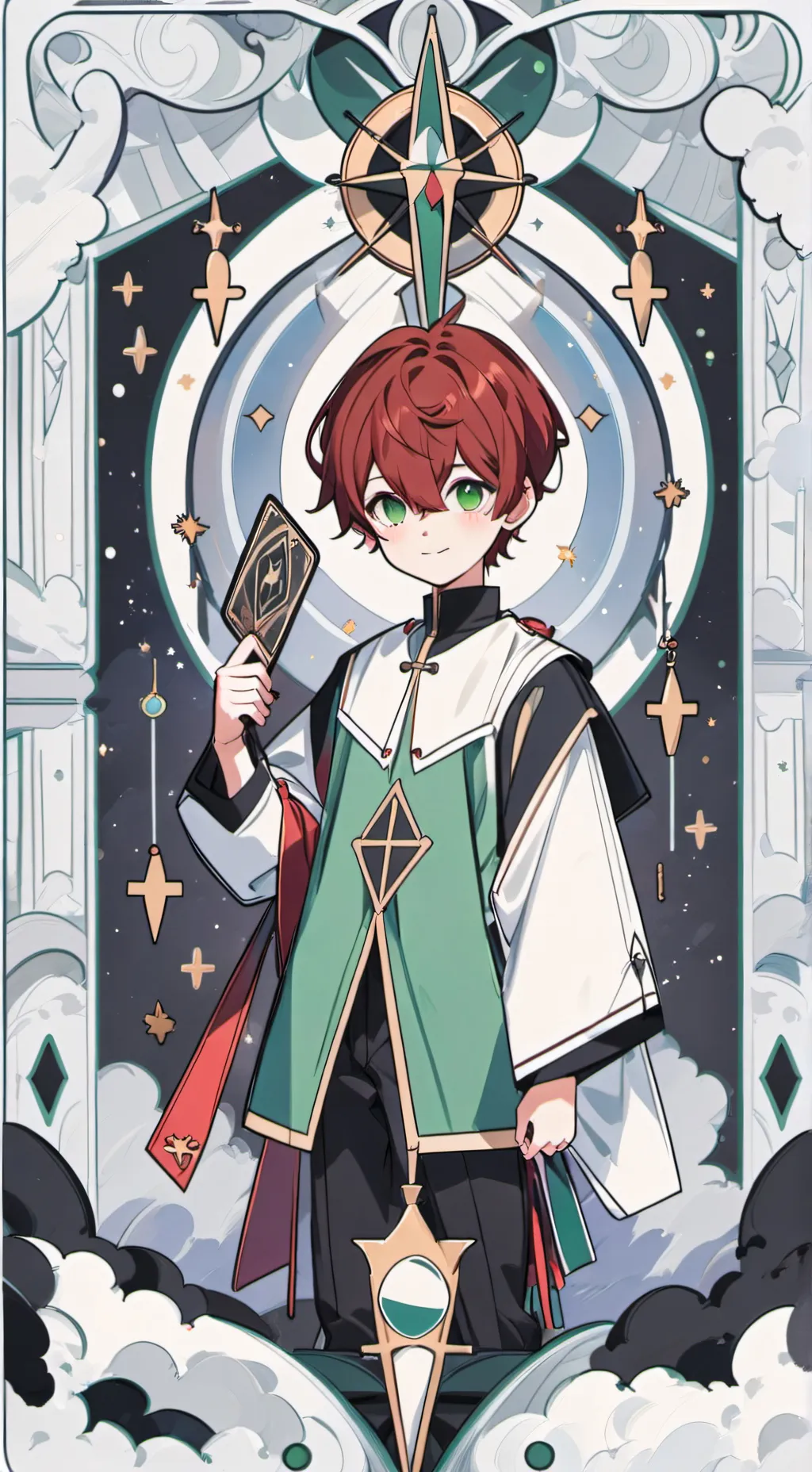 ai character: loves deku a lot background