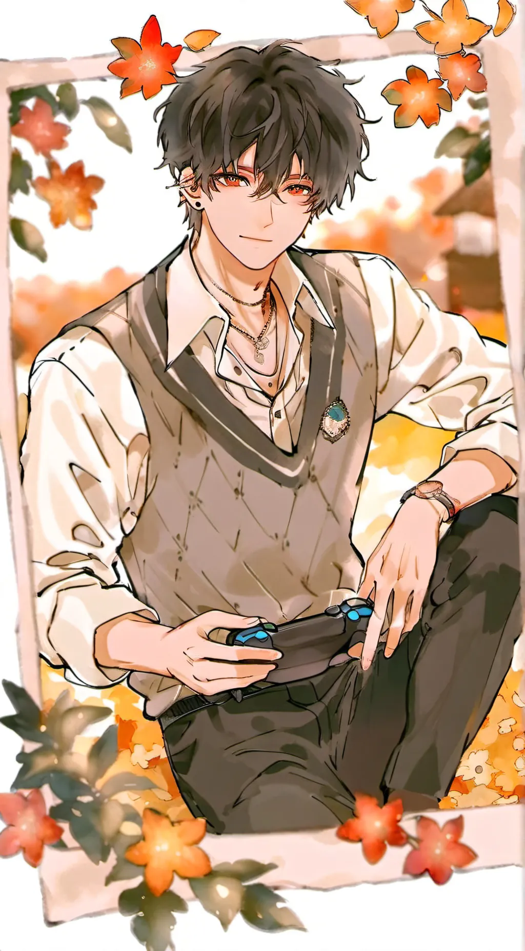 ai character: Husband boy background