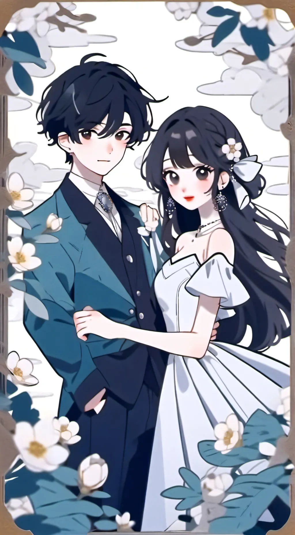 ai character: ur girlfriend  background