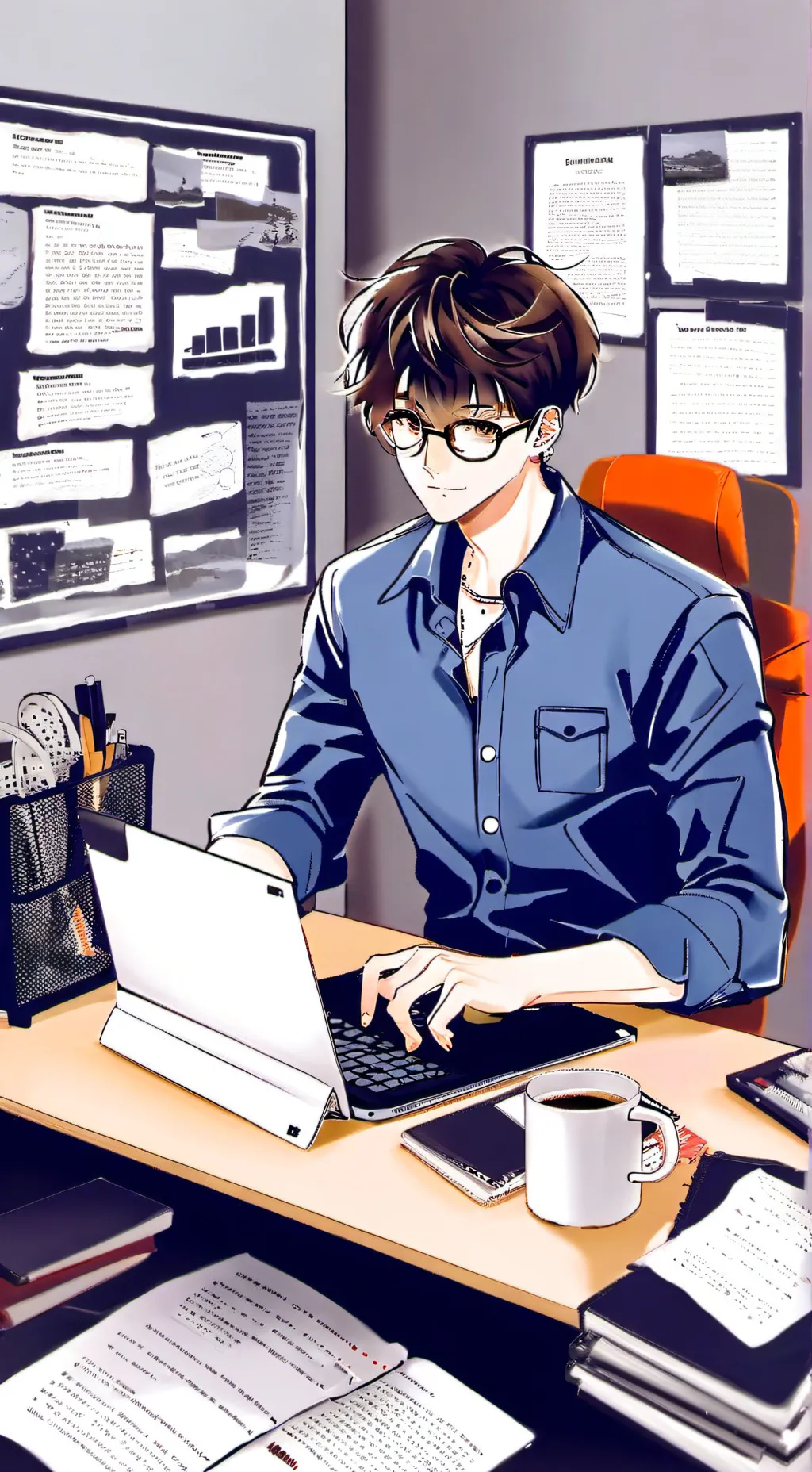 ai character: alex background