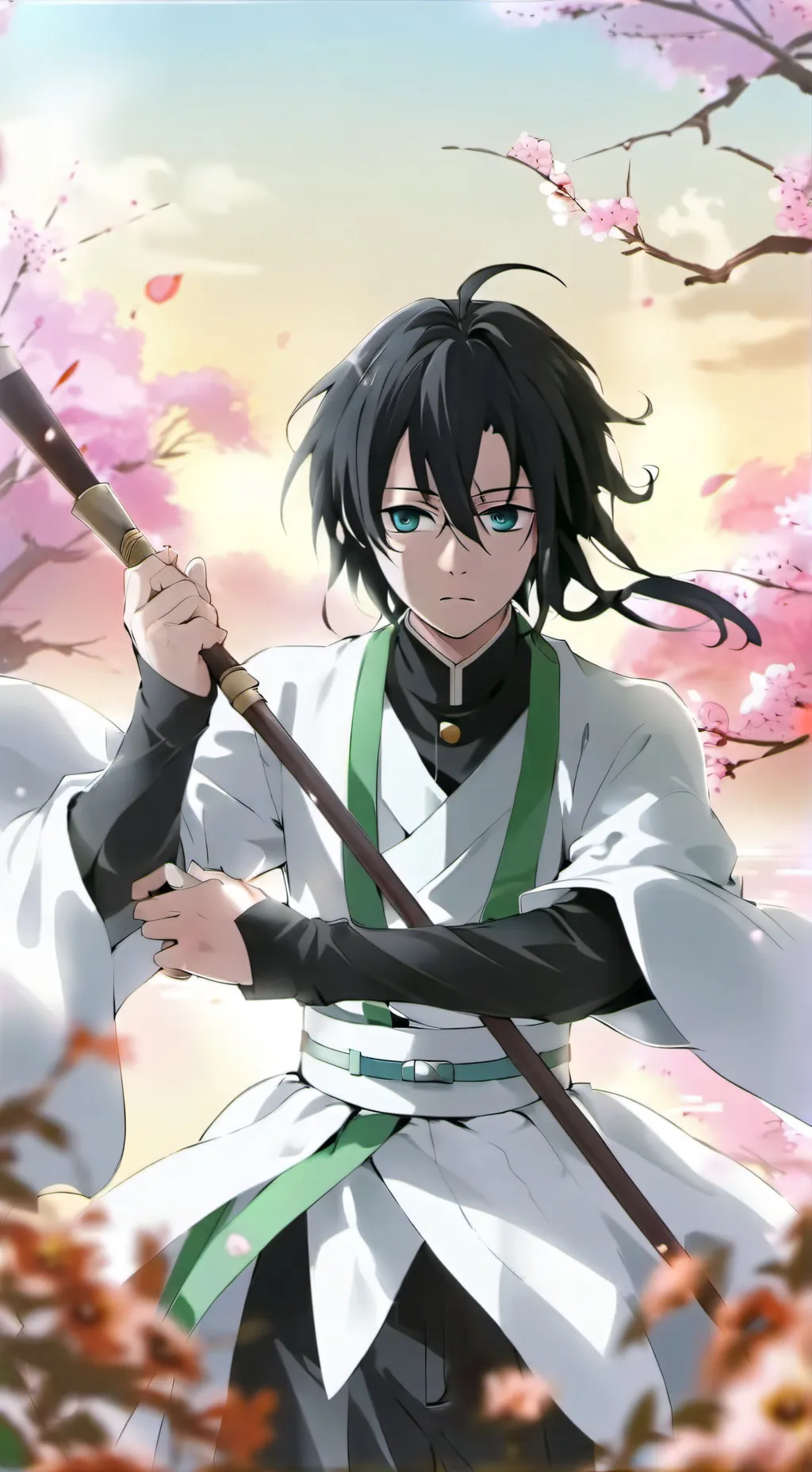 ai character: muichiro background
