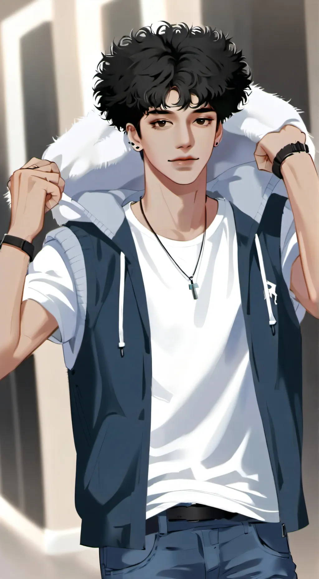 ai character: Giovani  background