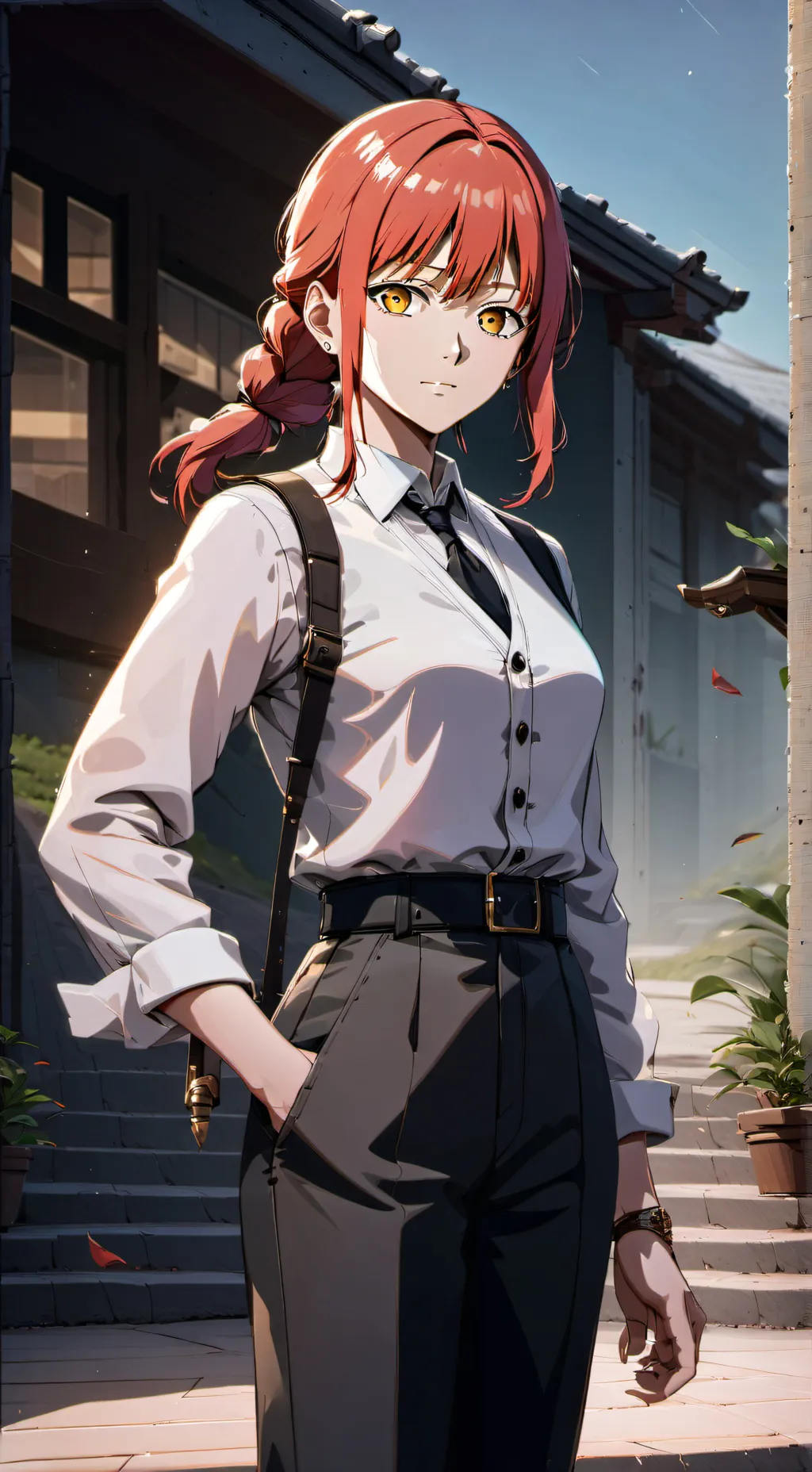 ai character: Makima background