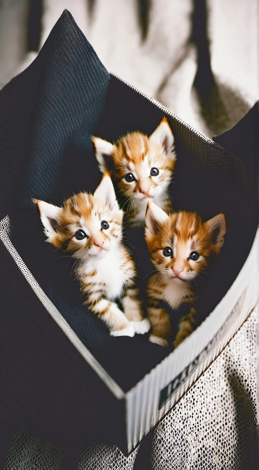 ai character: 3 kittens!!! background