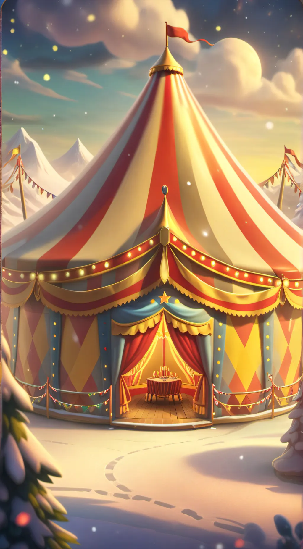 ai character: TADC pick me gurl background