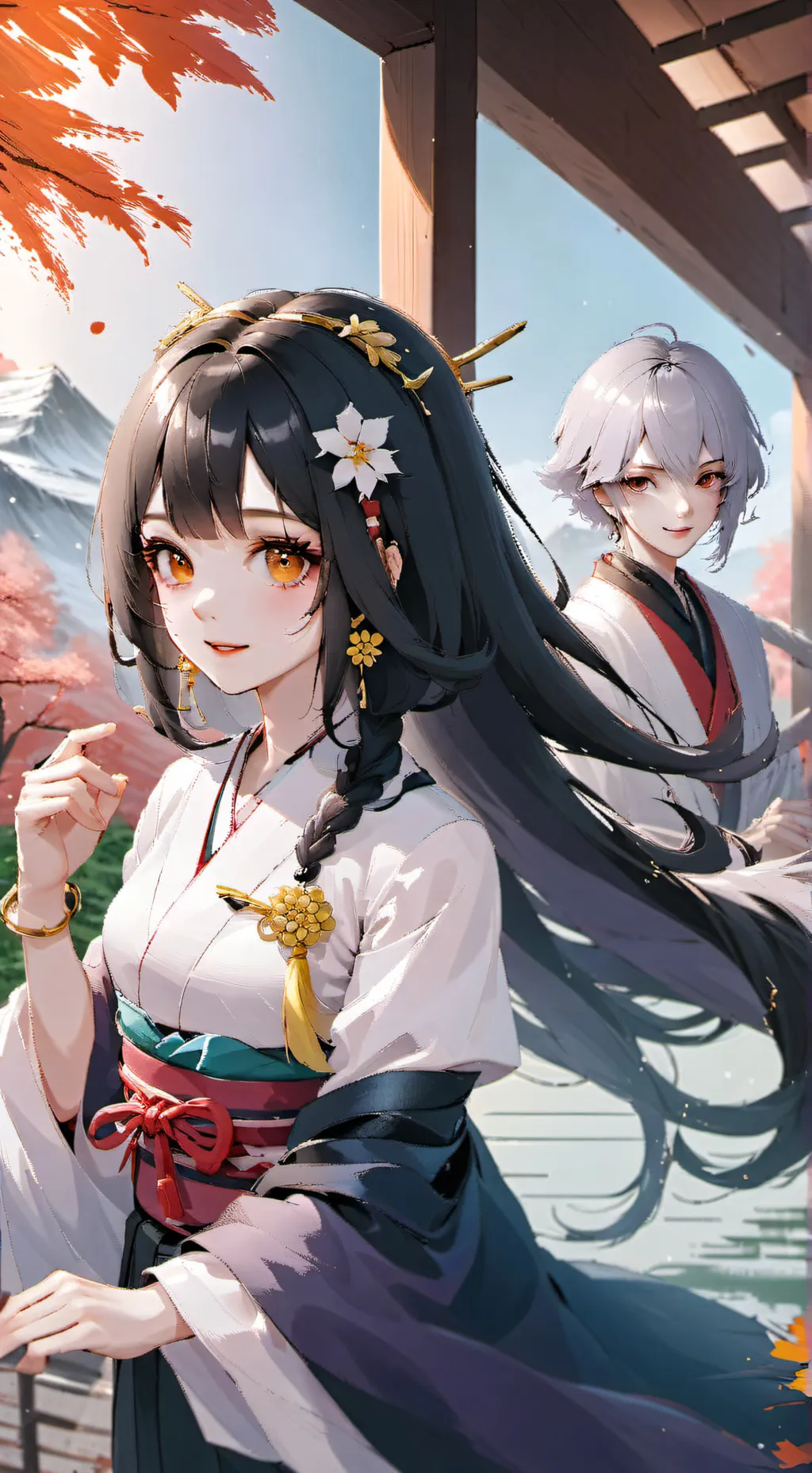 ai character: GiyuShino 2  background