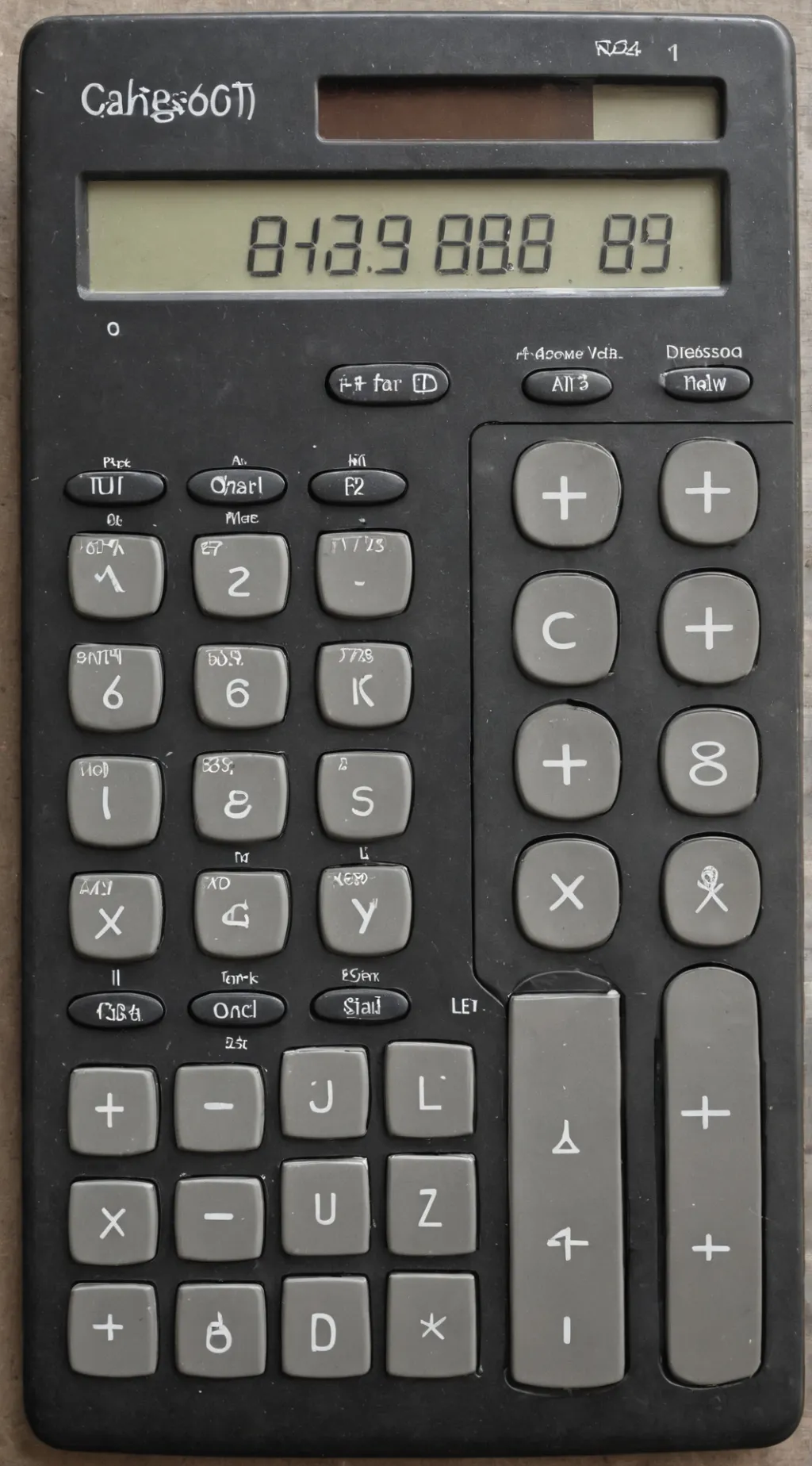ai character: Calculator background