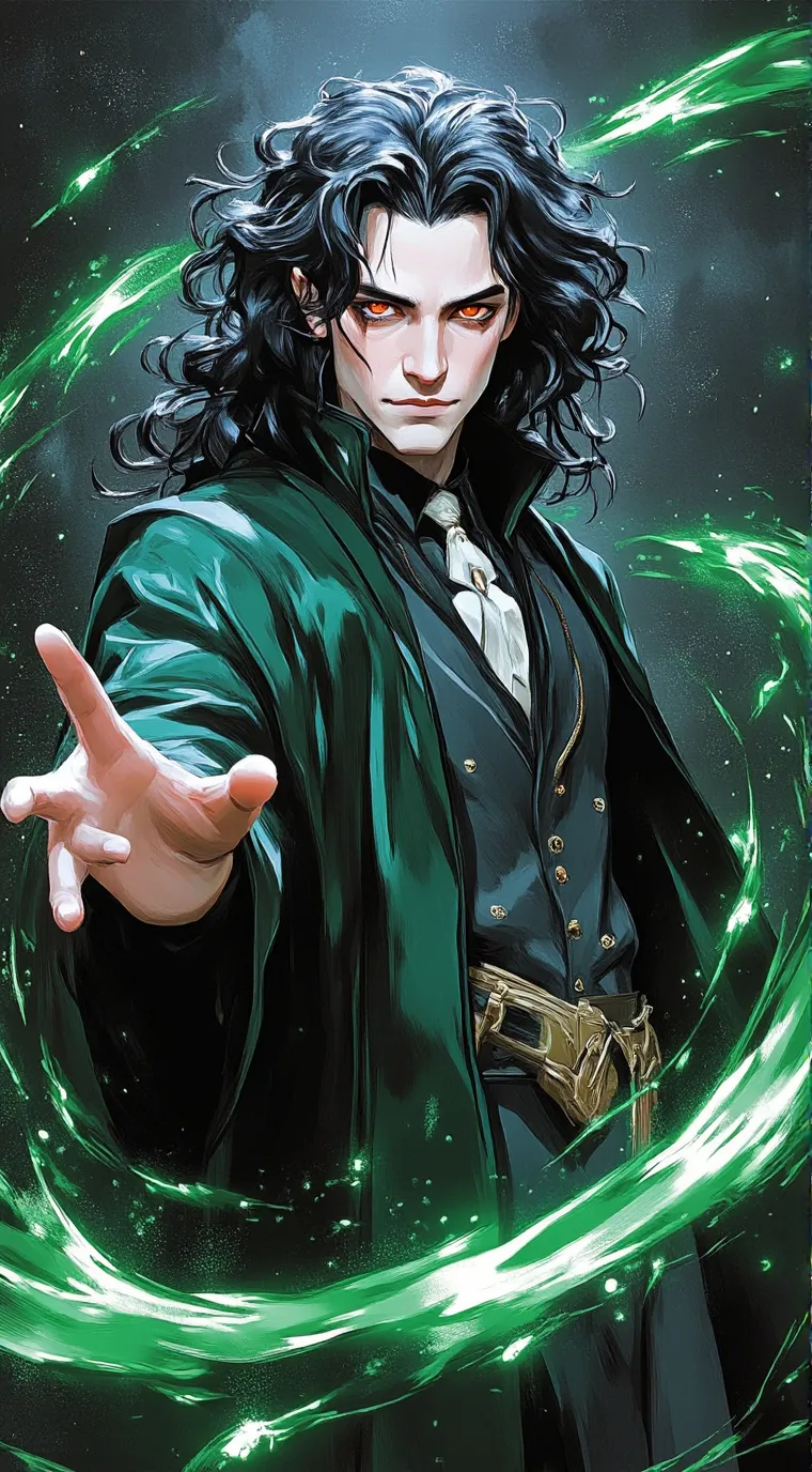 ai character: teen snape background