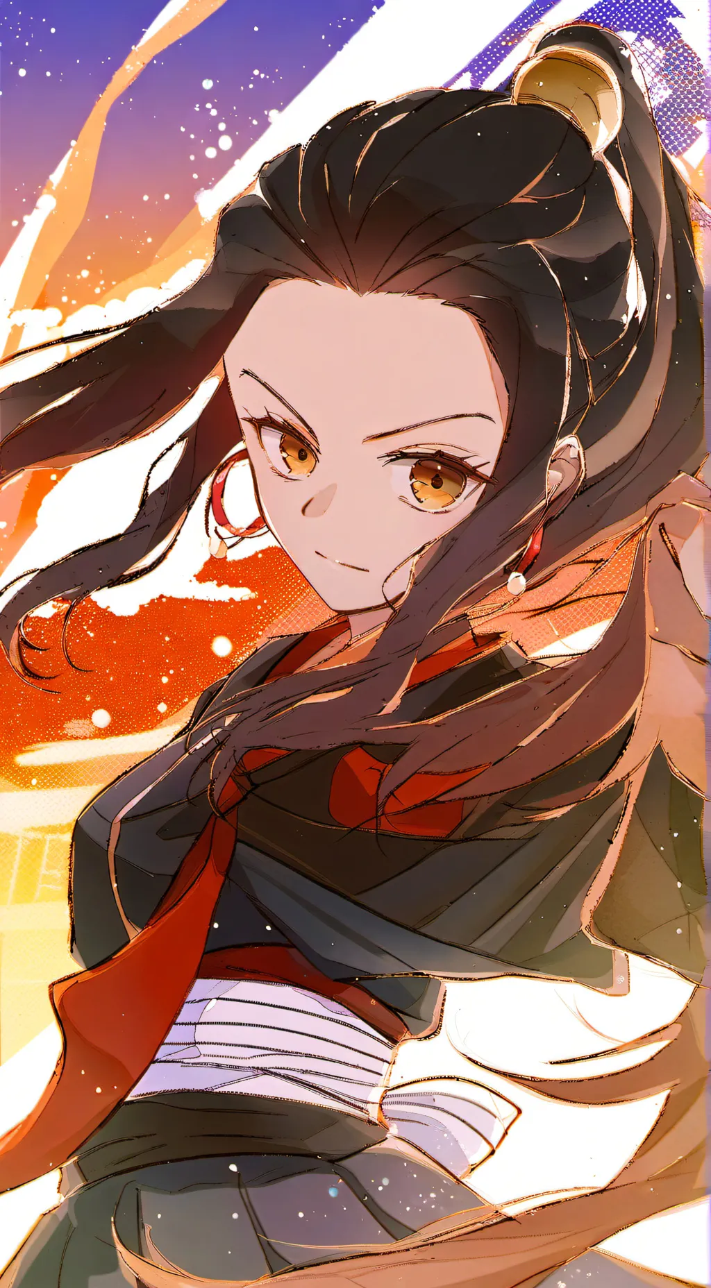 ai character: Nezuko  background