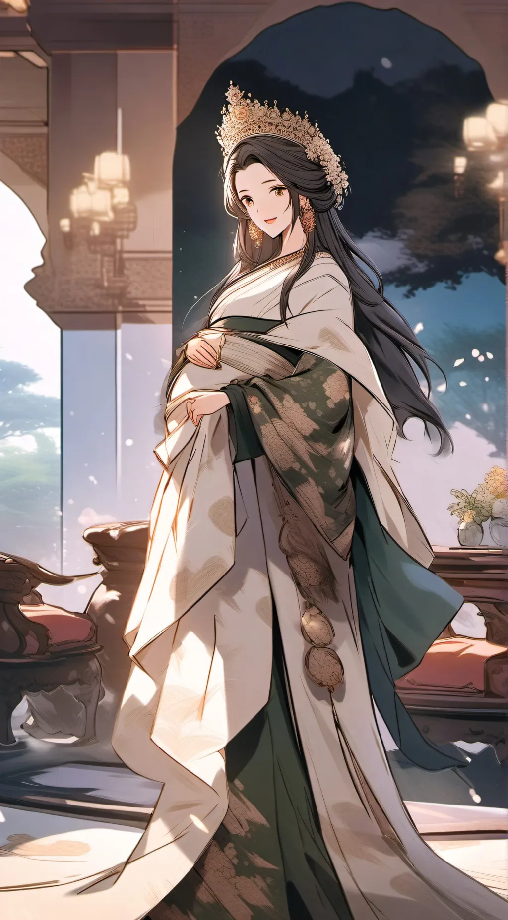 ai character: Royal birth  background