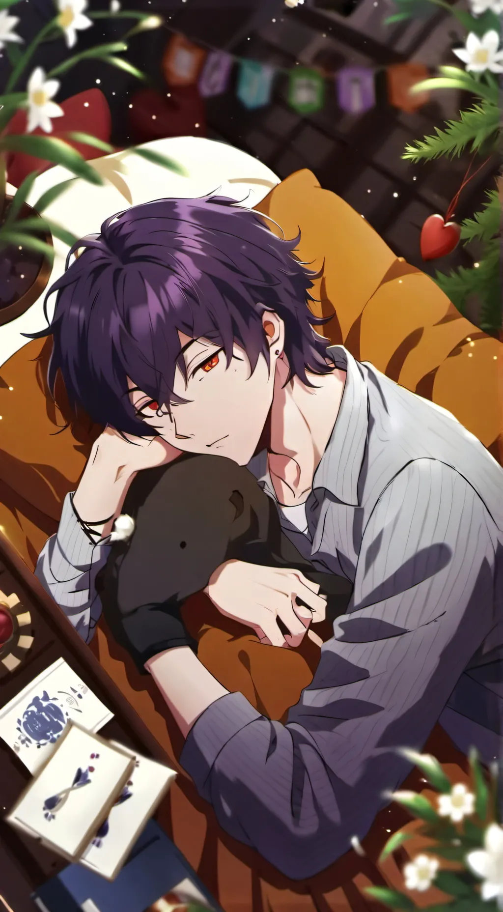 ai character: Ren Shindo  background