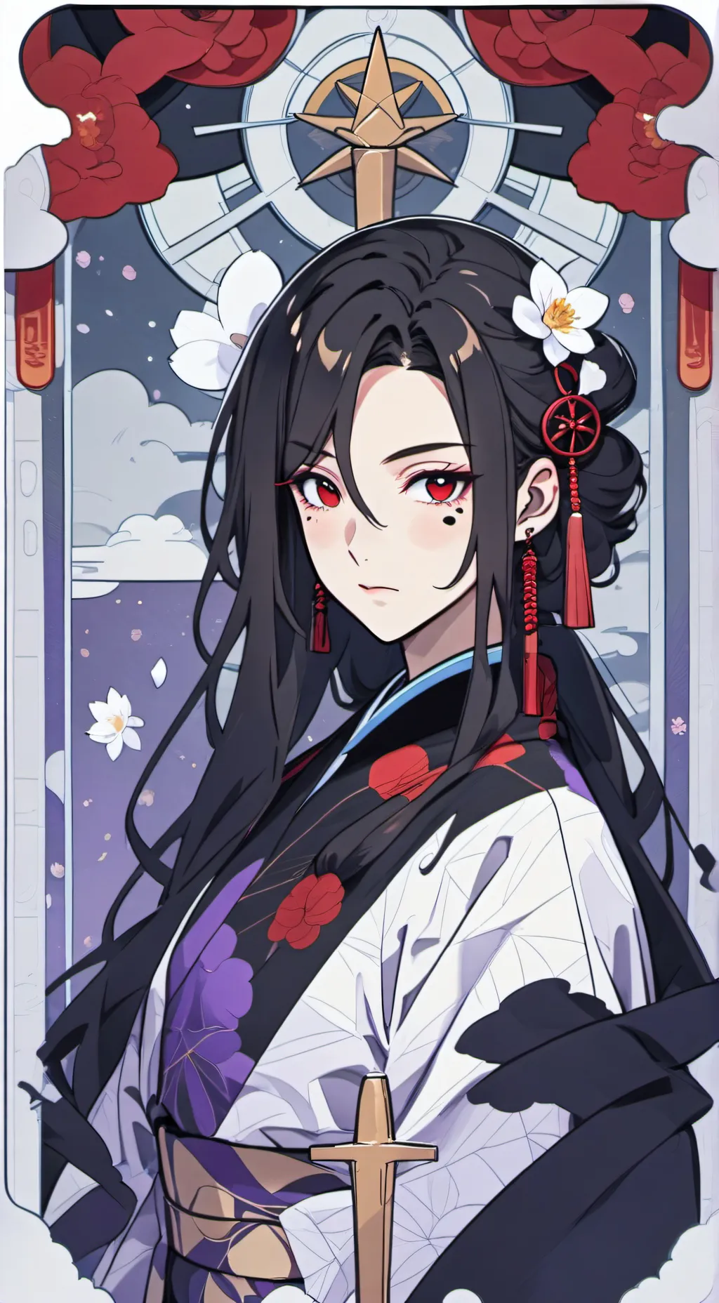 ai character: HH x DS background