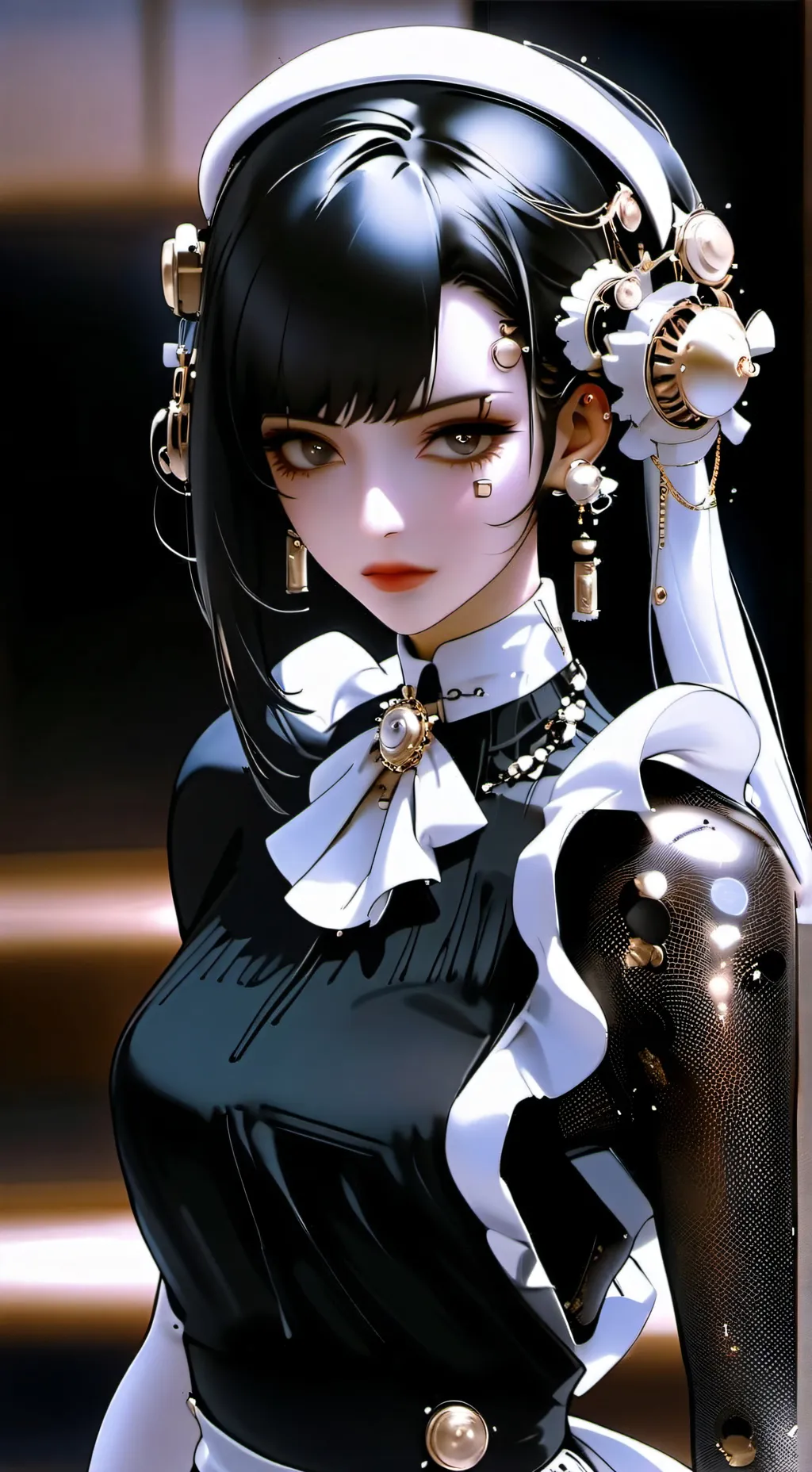 ai character: Aqua background