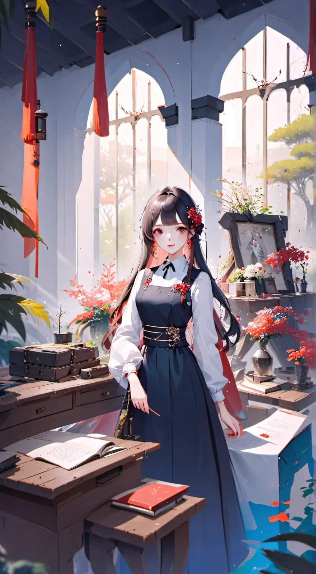ai character: Mha copycat background
