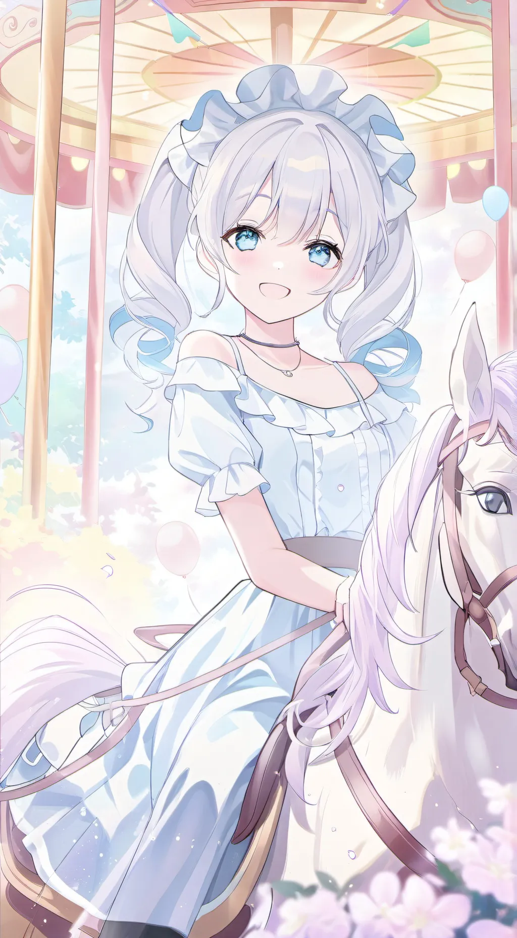 ai character: ♡◇♧APRIL♤♡◇ background