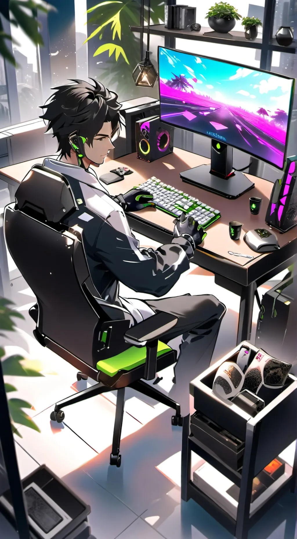 ai character: Zack background