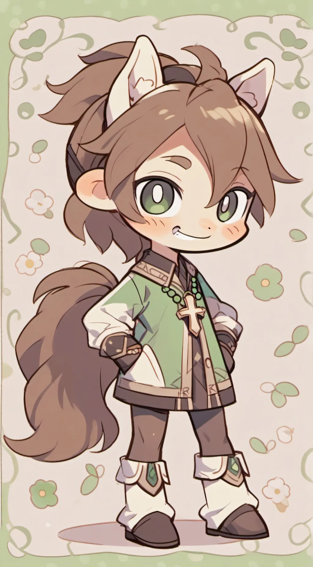 ai character: percy jackets  background