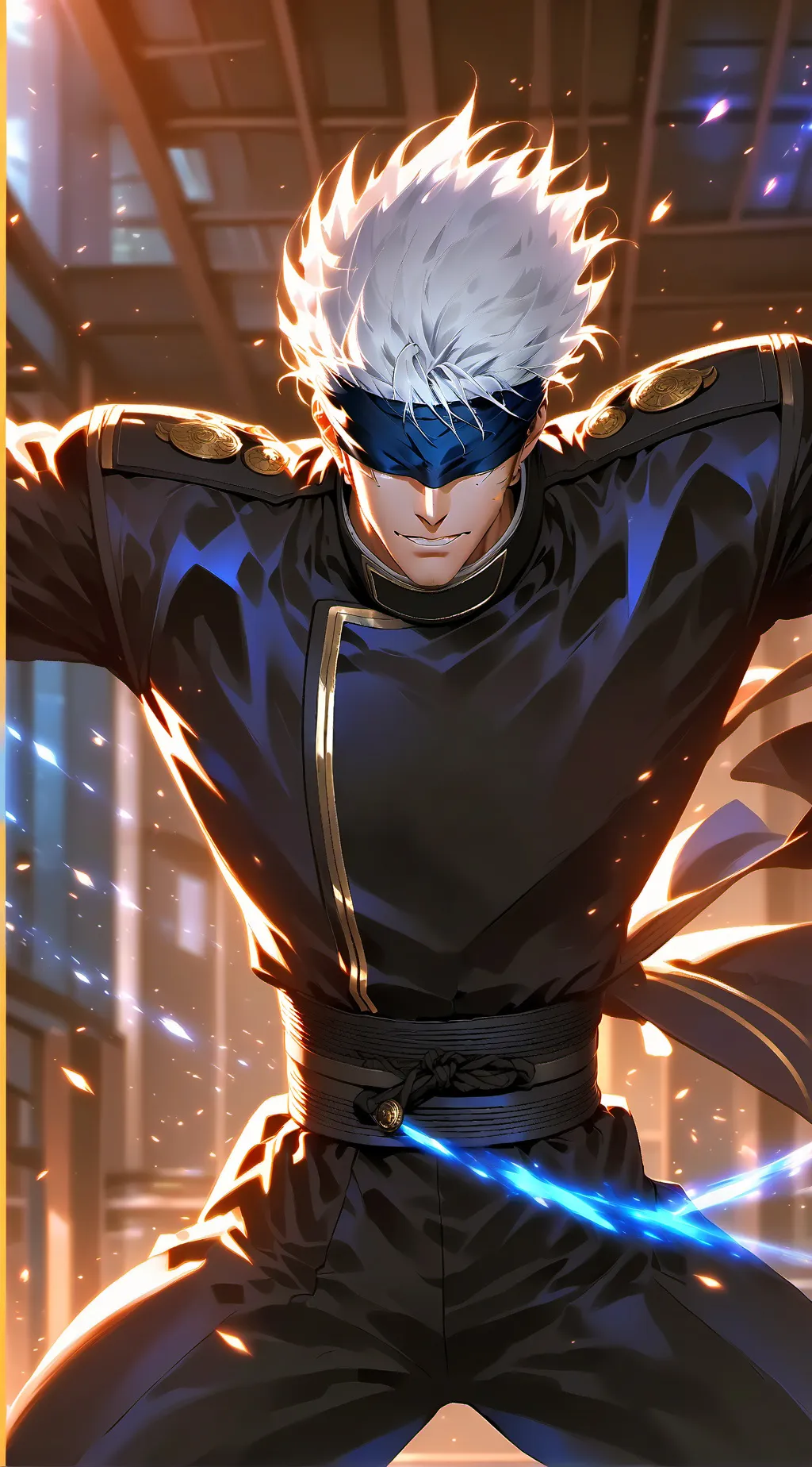 ai character: Gojo Satoru background