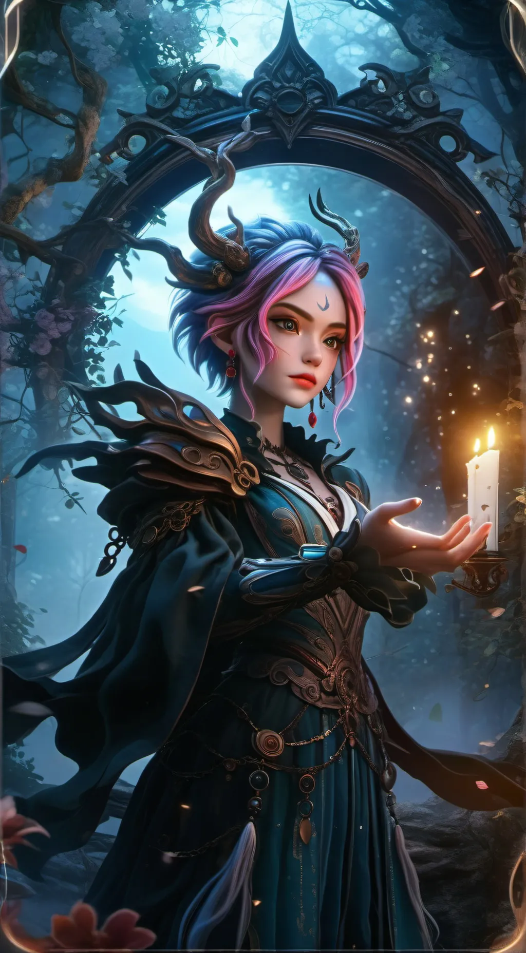 ai character: Atraxia, the Witch background