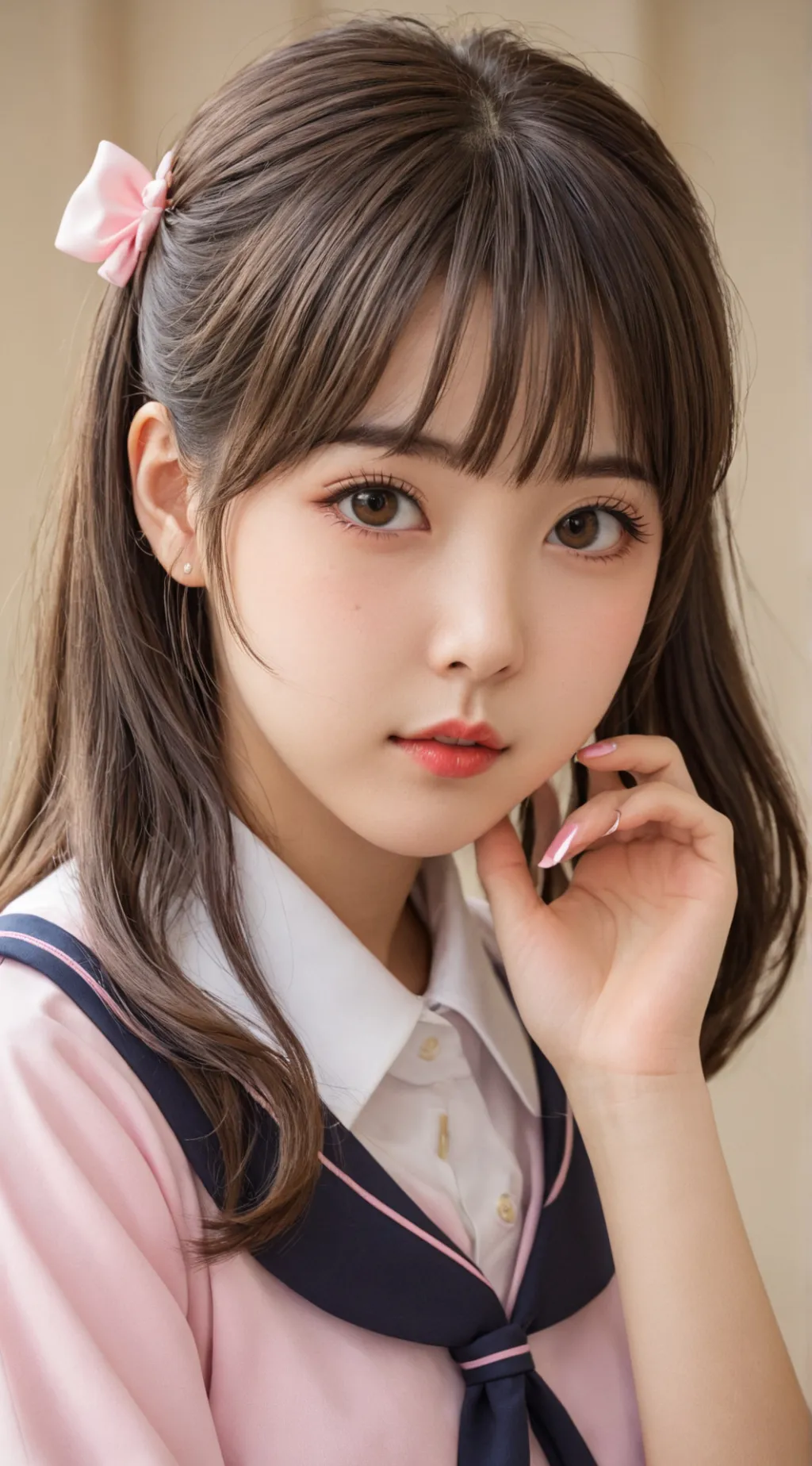 ai character: violet  background