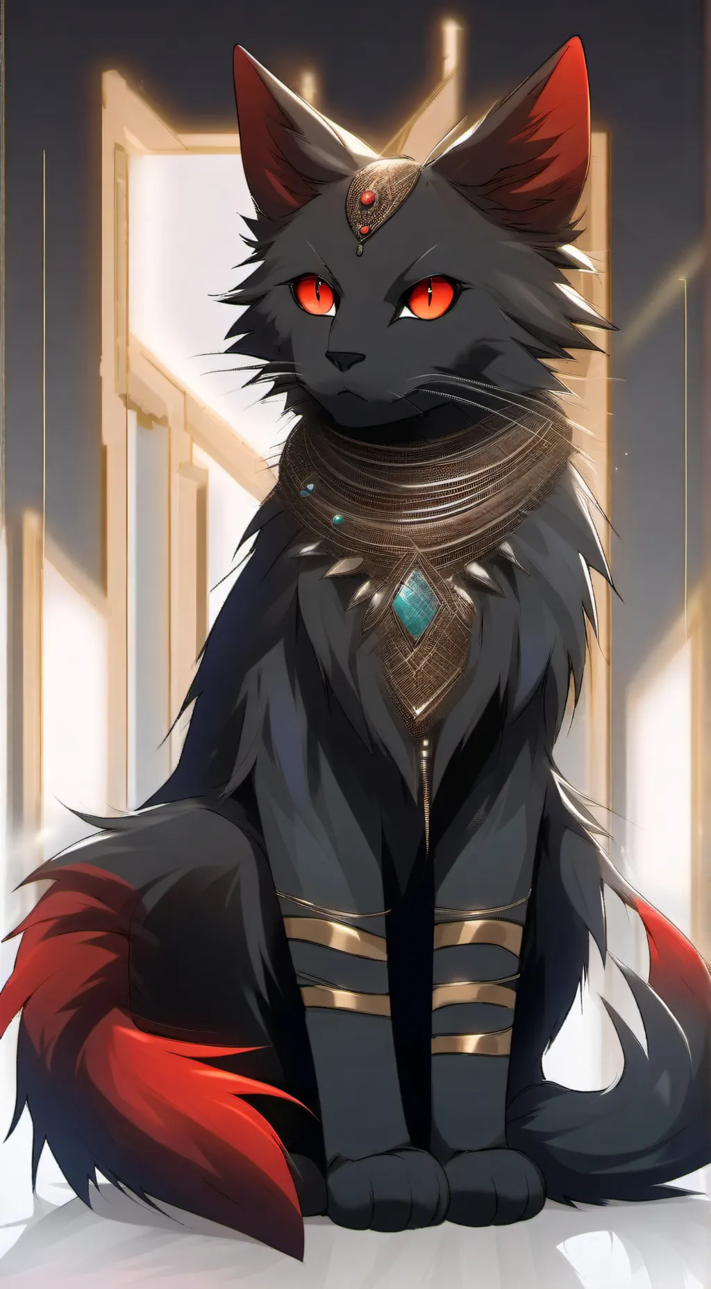 ai character: Midnight background