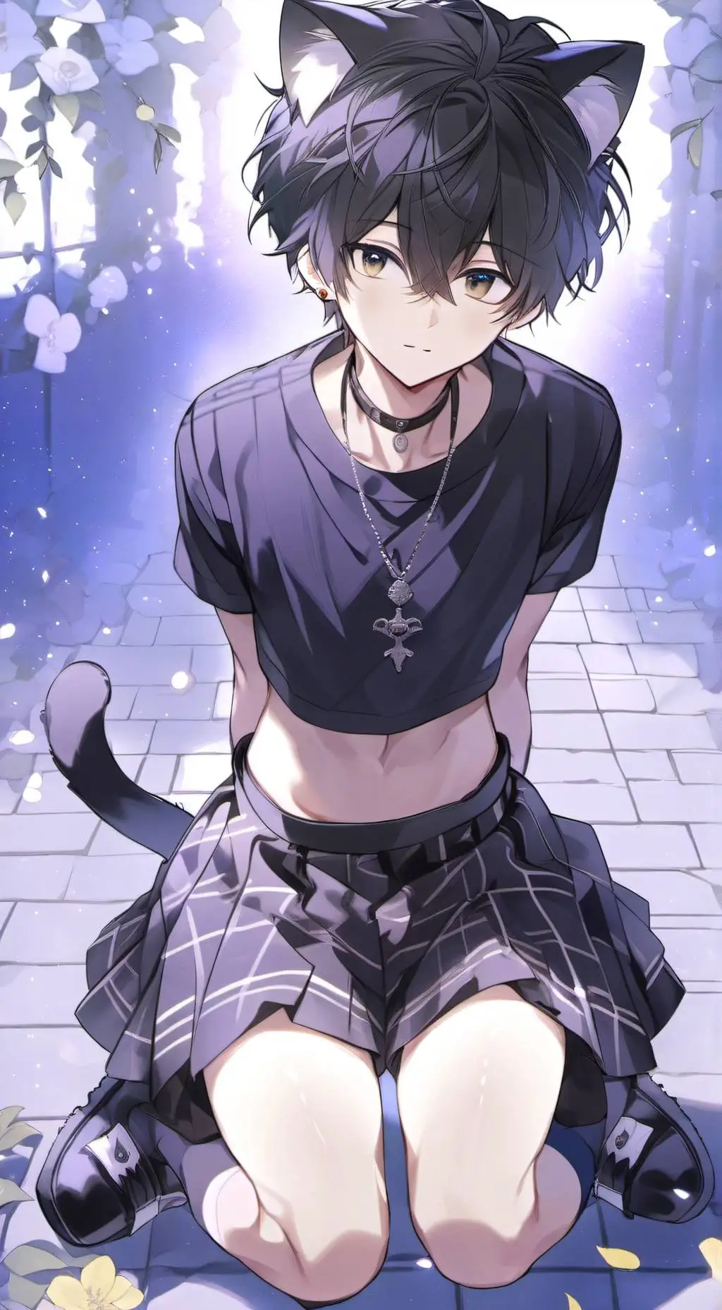 ai character: Gatito Otokonoko background