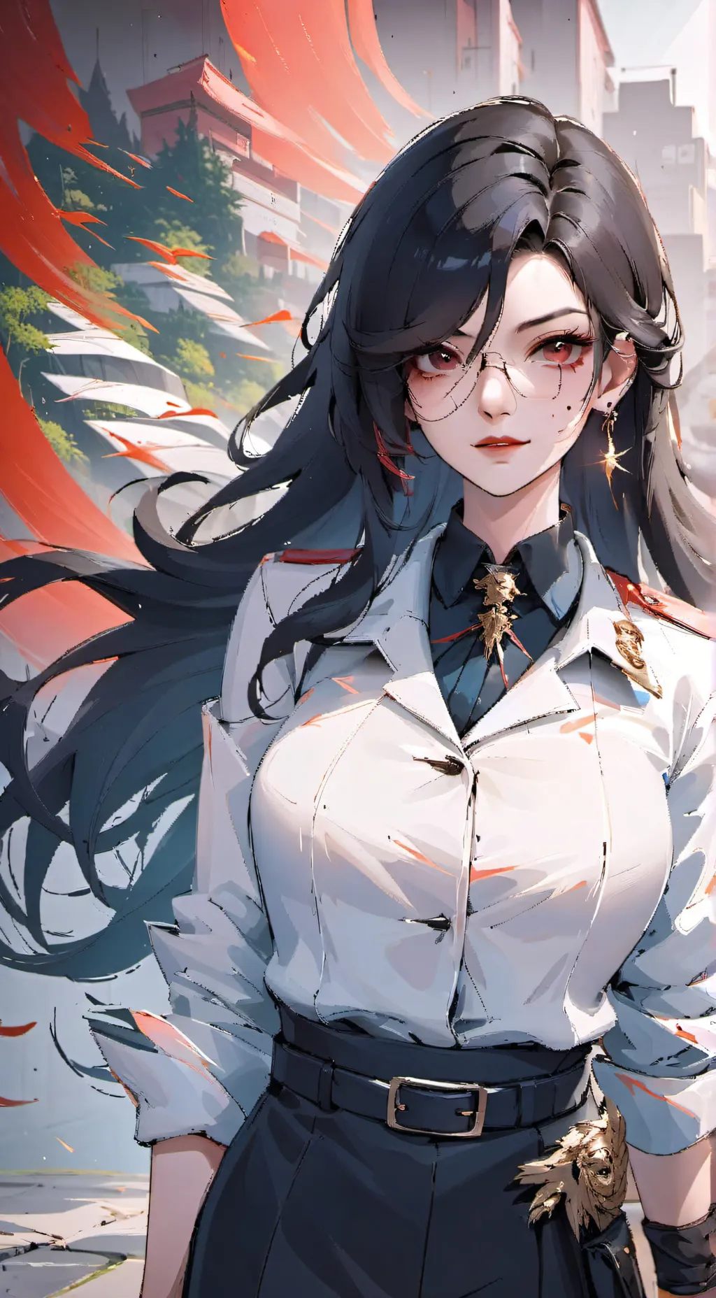 ai character: Alexis  background