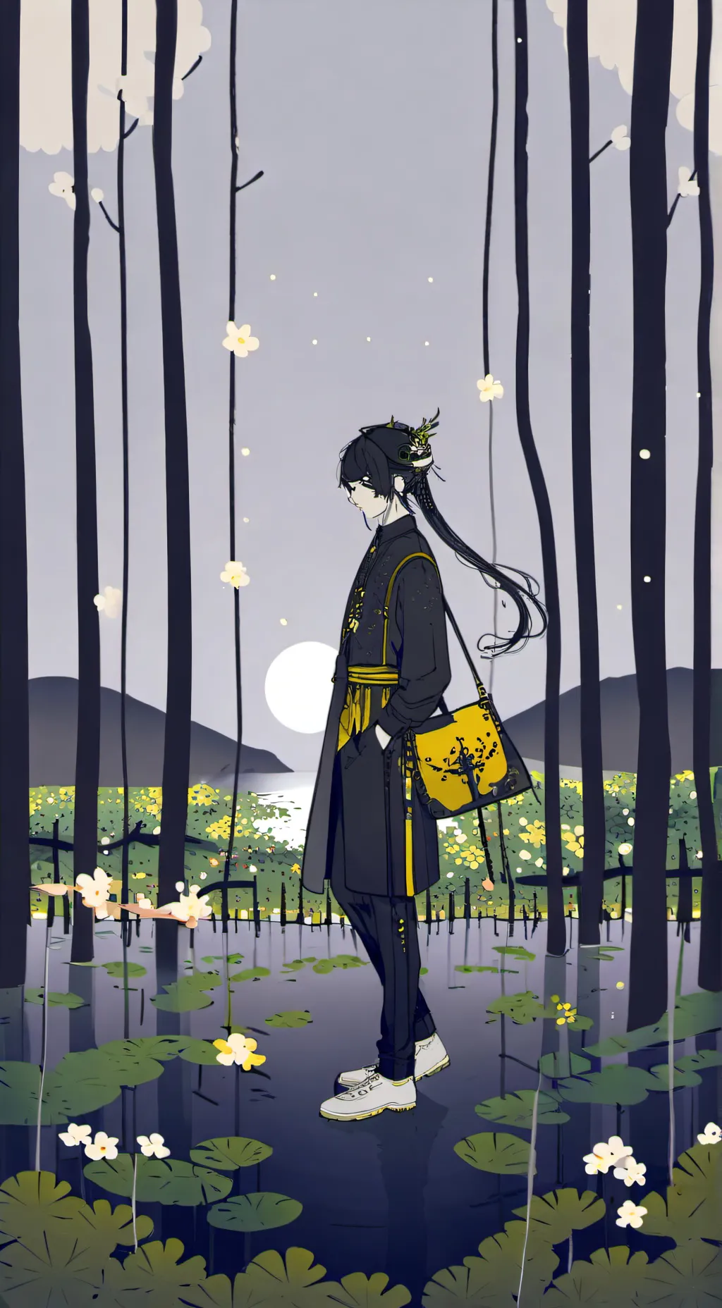 ai character: gf background