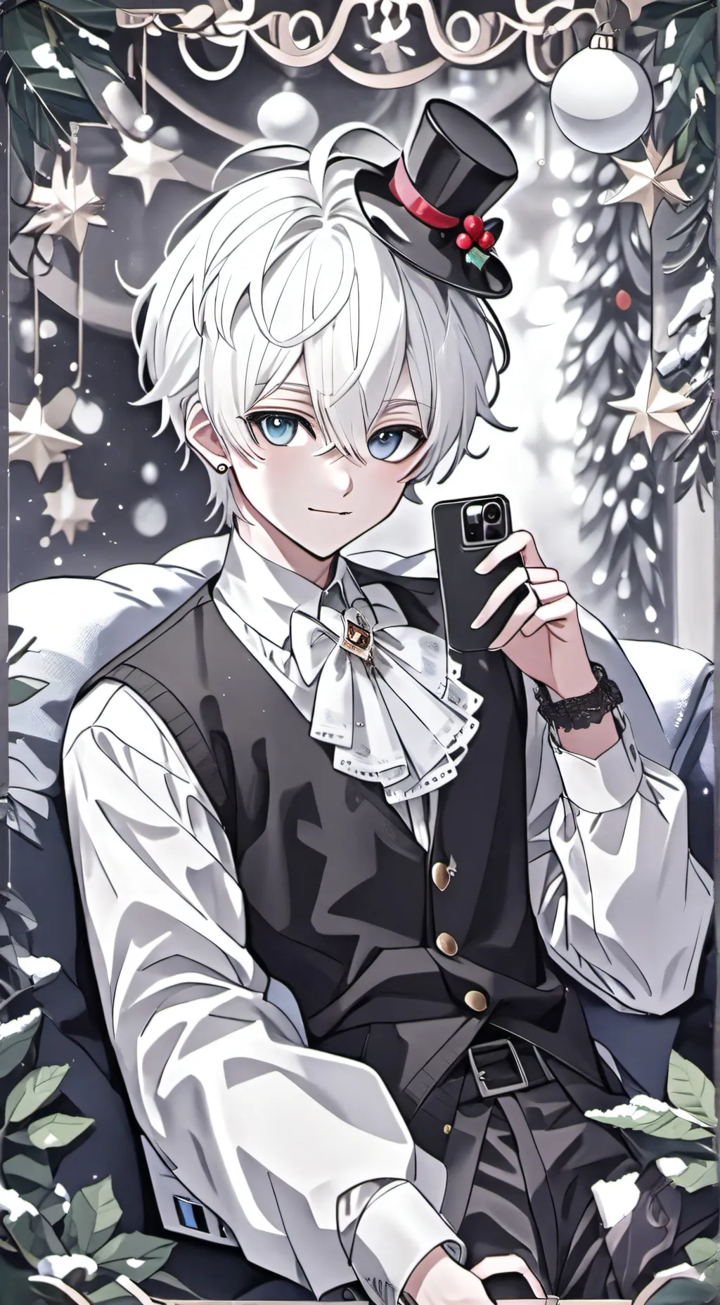 ai character: Ace 🎄⛄🎄 background