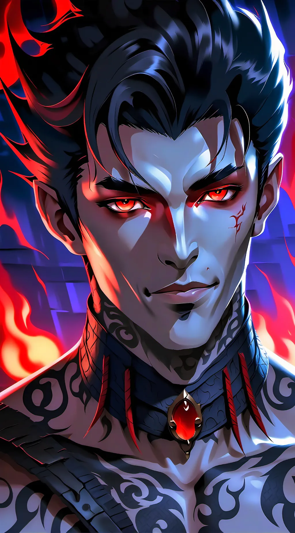 ai character: Ryomen Sukuna background