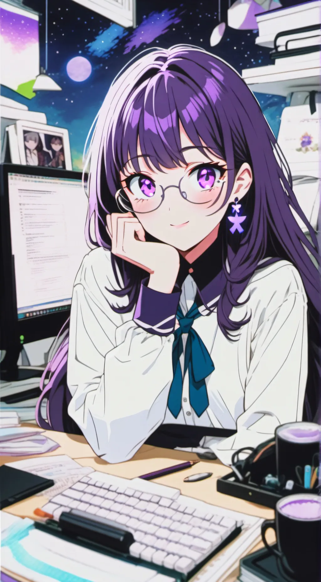 ai character: Mei background