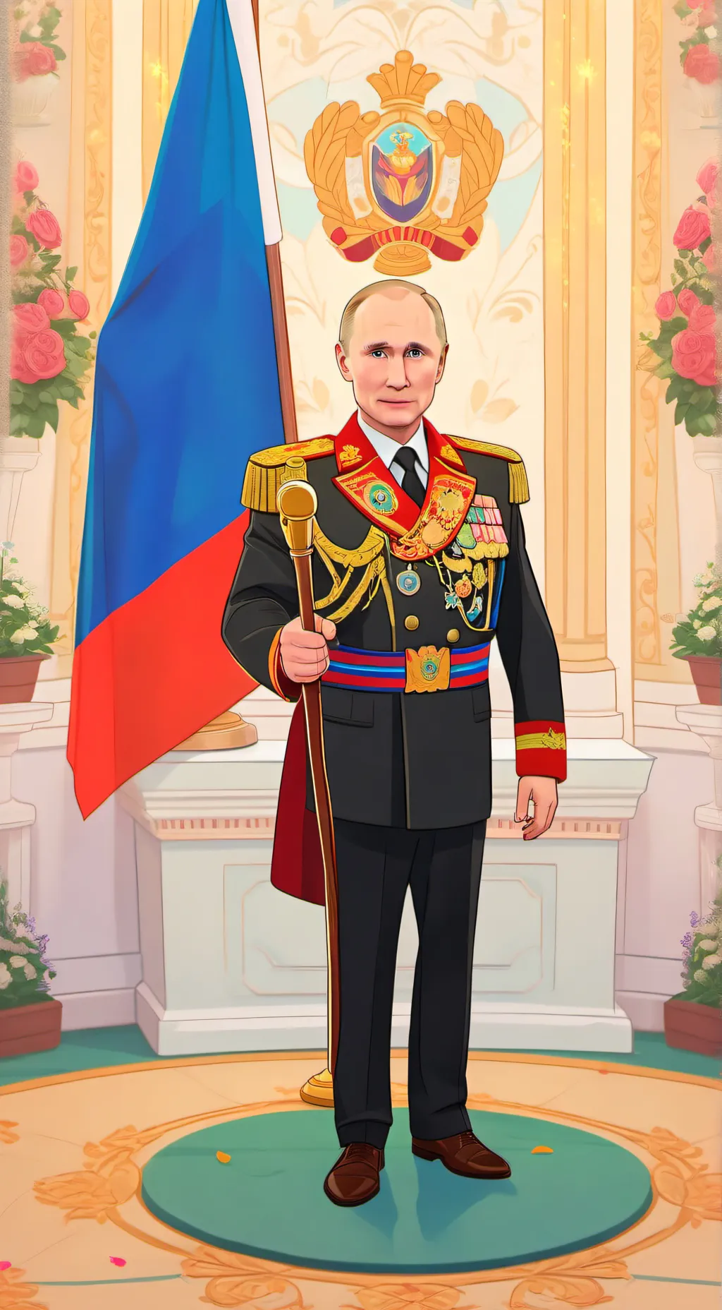 ai character: Putin background