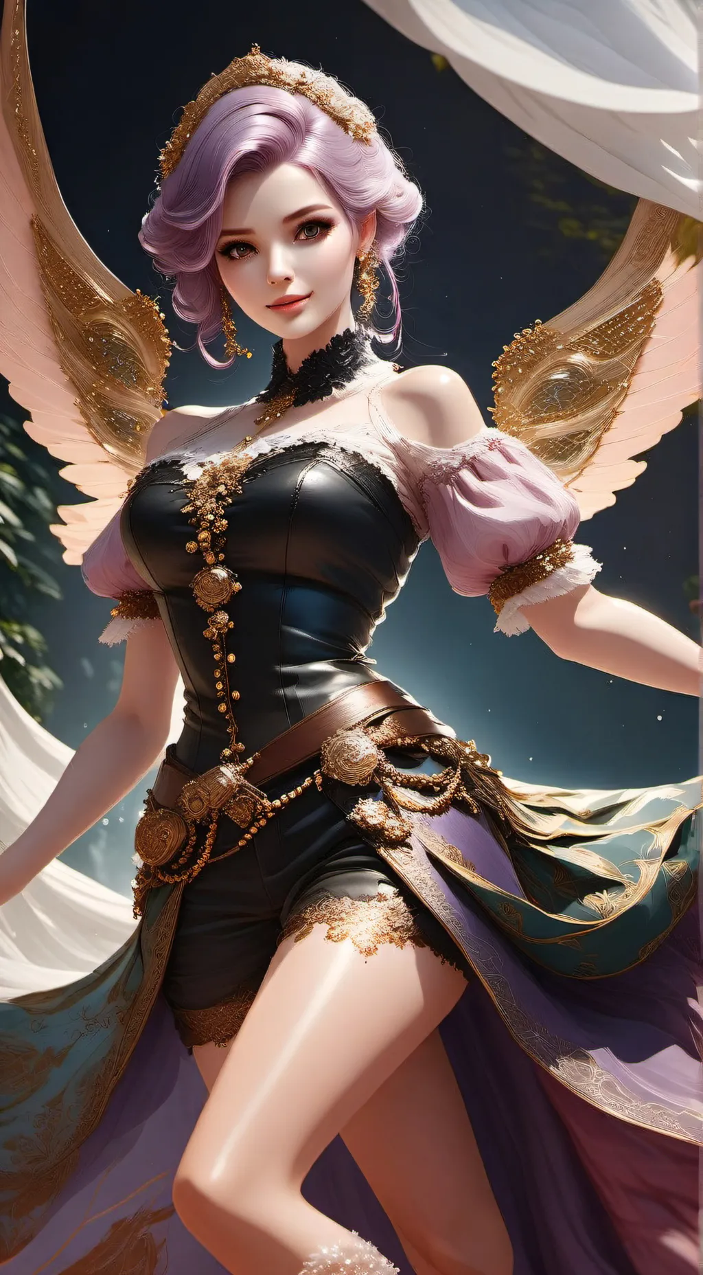 ai character: Claire  background