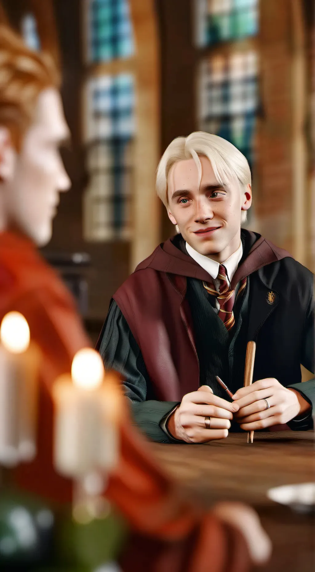 ai character: drarry background