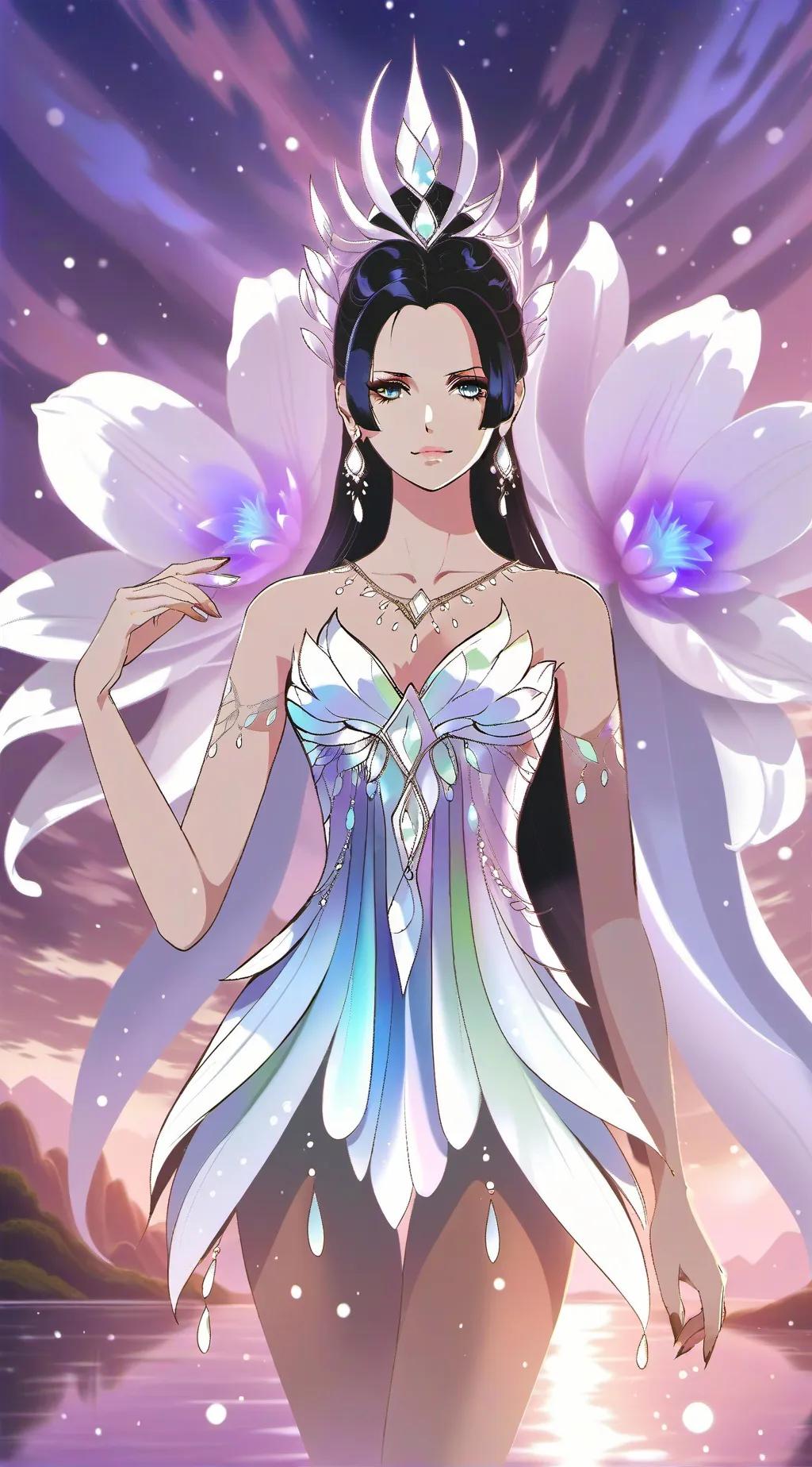 ai character: Boa Hancock  background