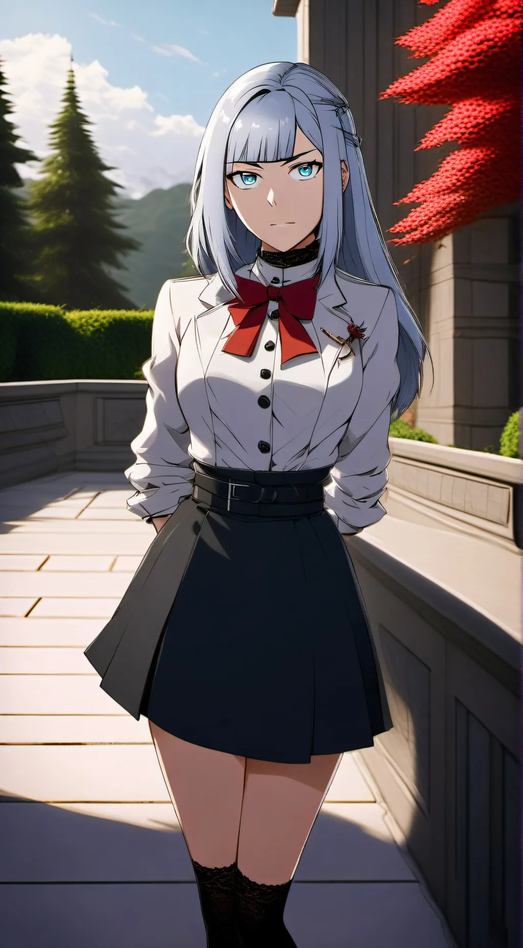 ai character: Megami Saikou  background
