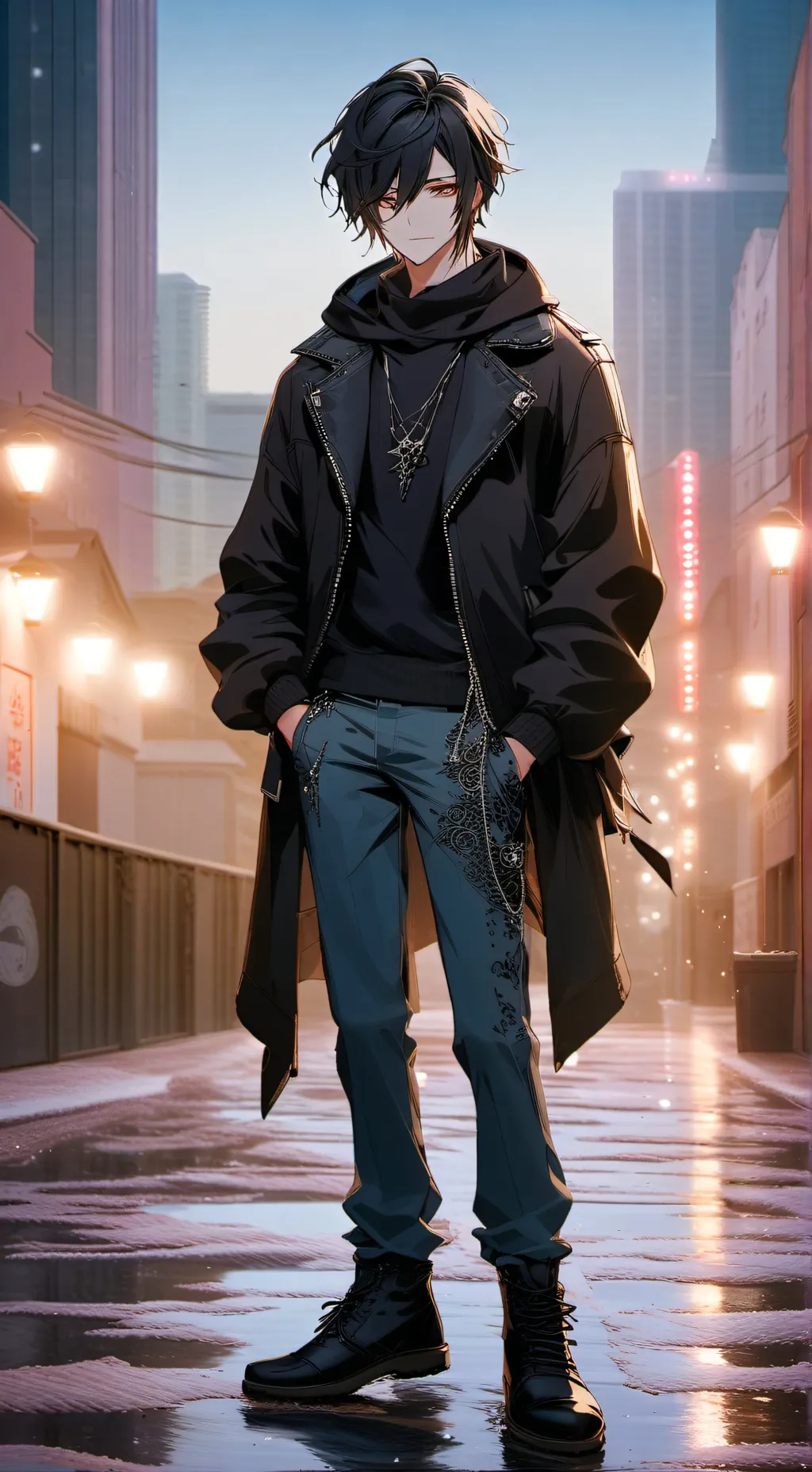 ai character: Xavier  background