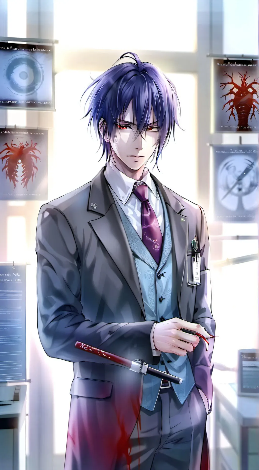 ai character: Adrian background