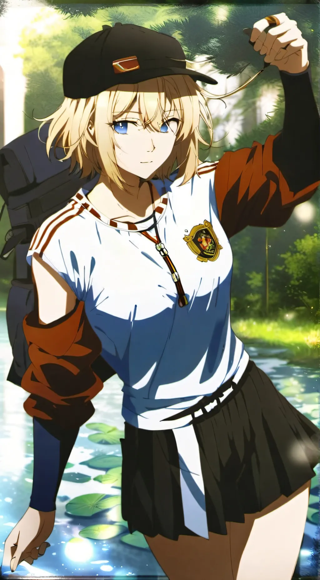 ai character: ash background