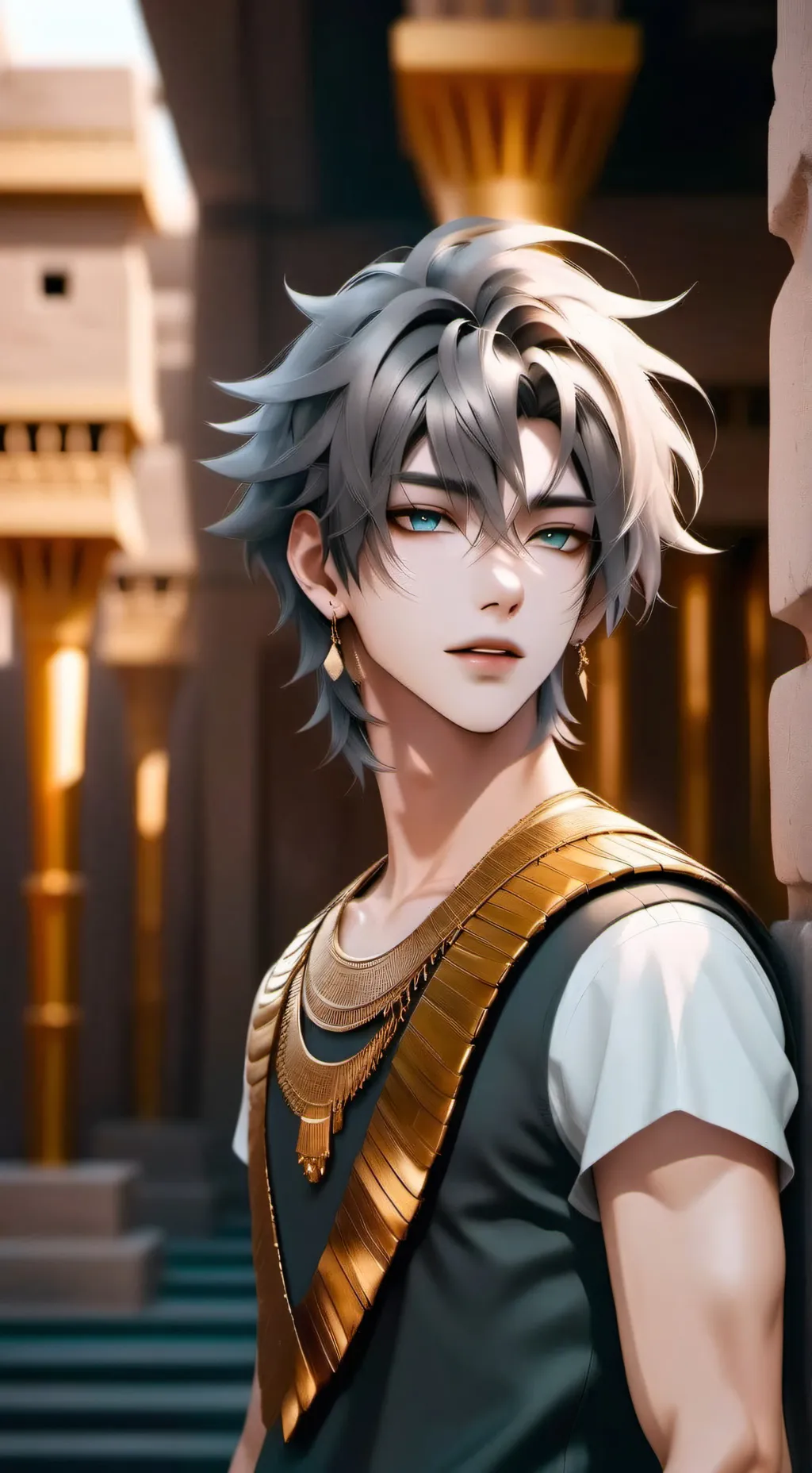 ai character: Ray  background
