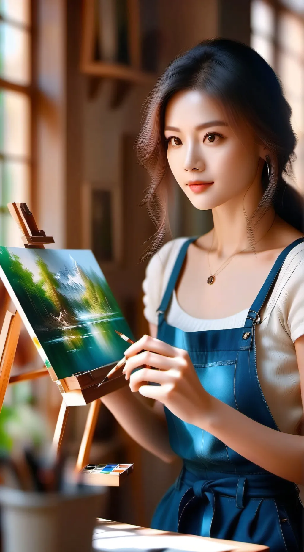 ai character: glinda background