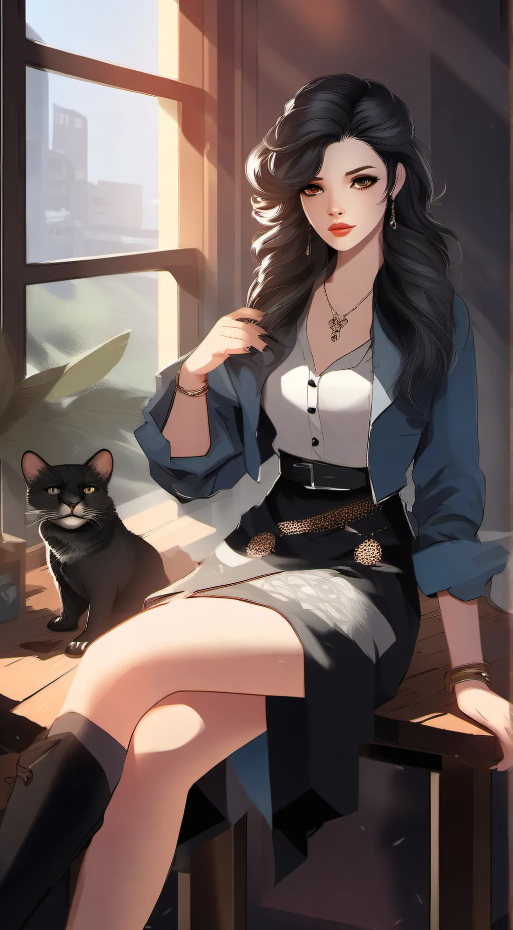 ai character: Your wife  background