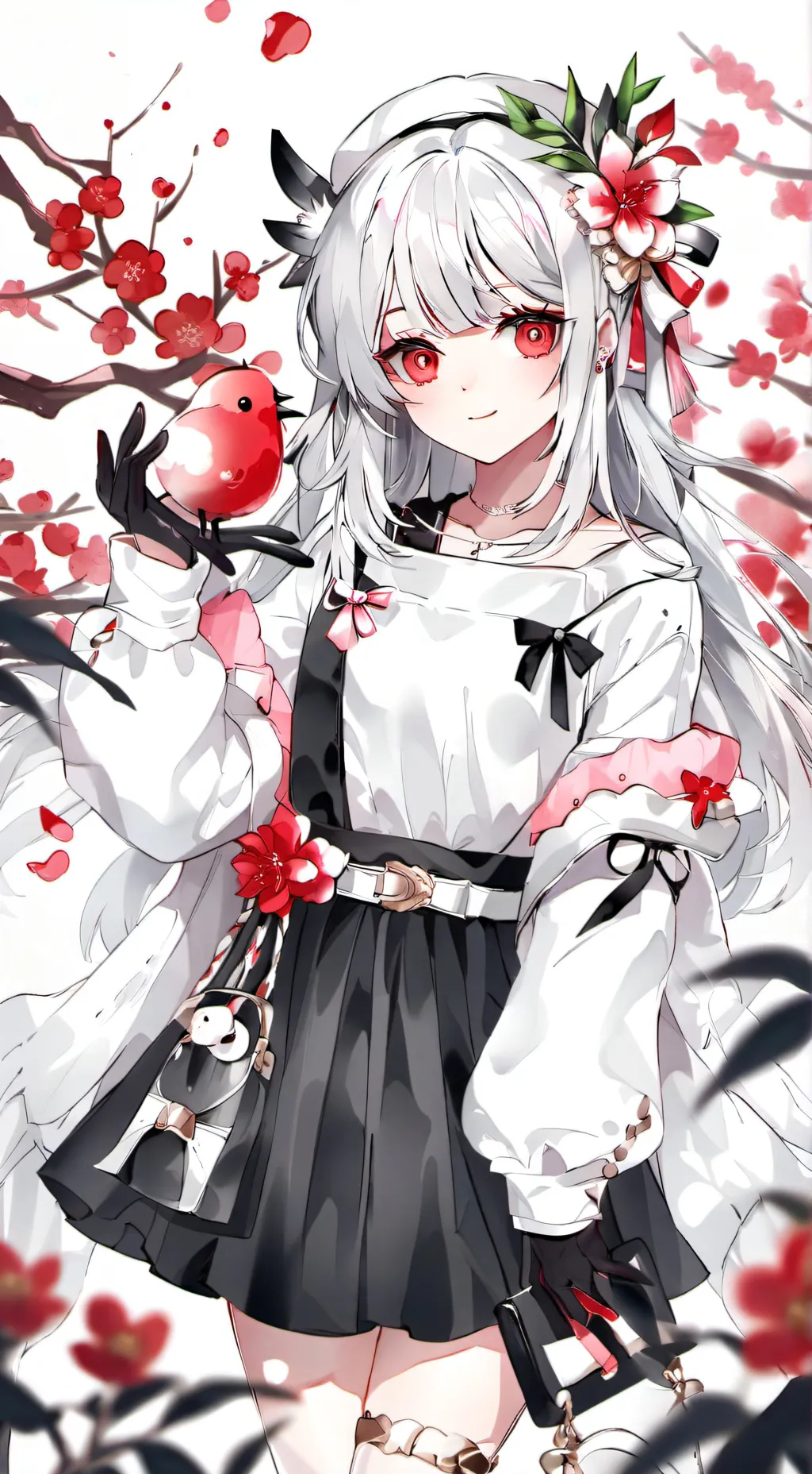 ai character: knickers on at sch background