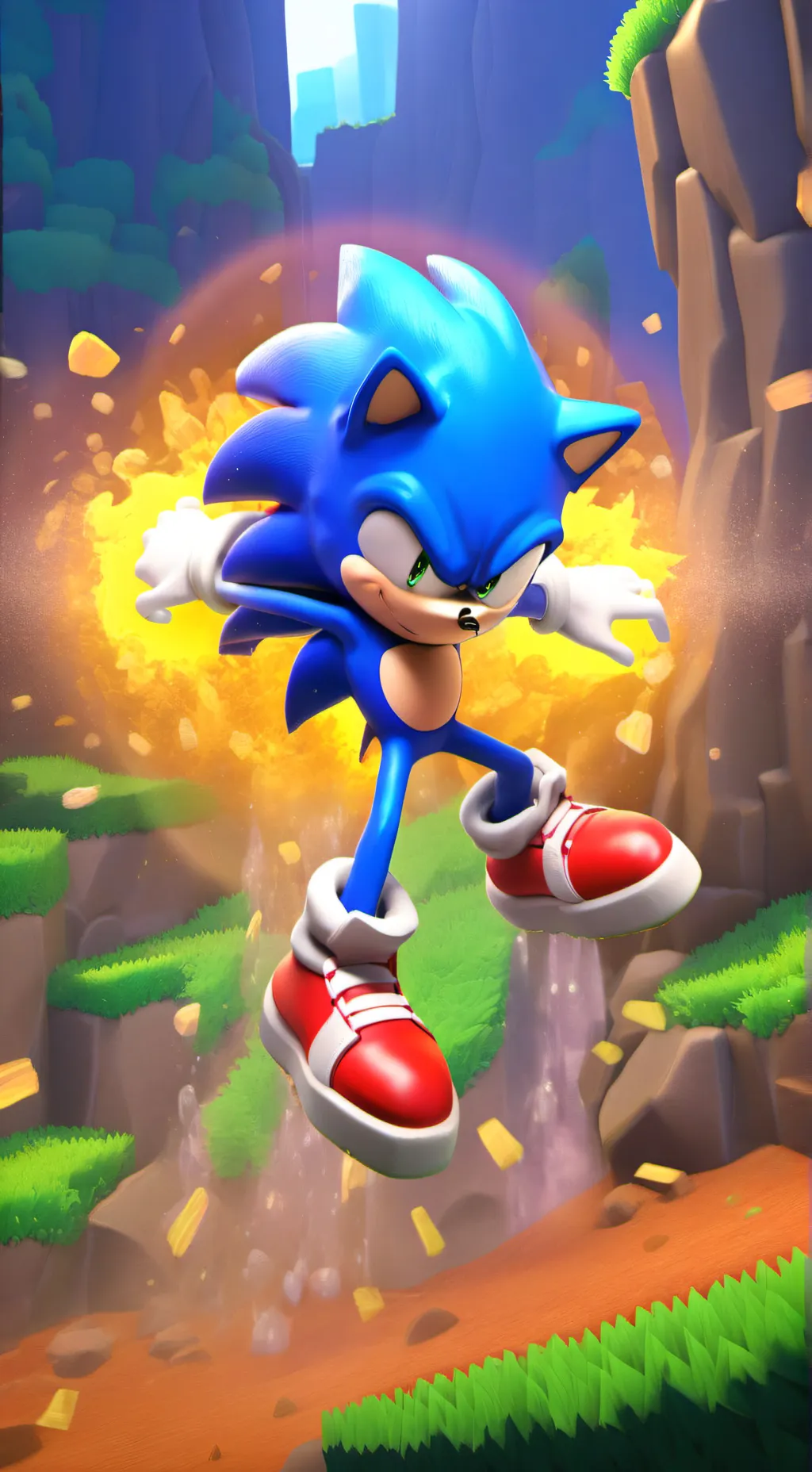 ai character: Sonic crew  background